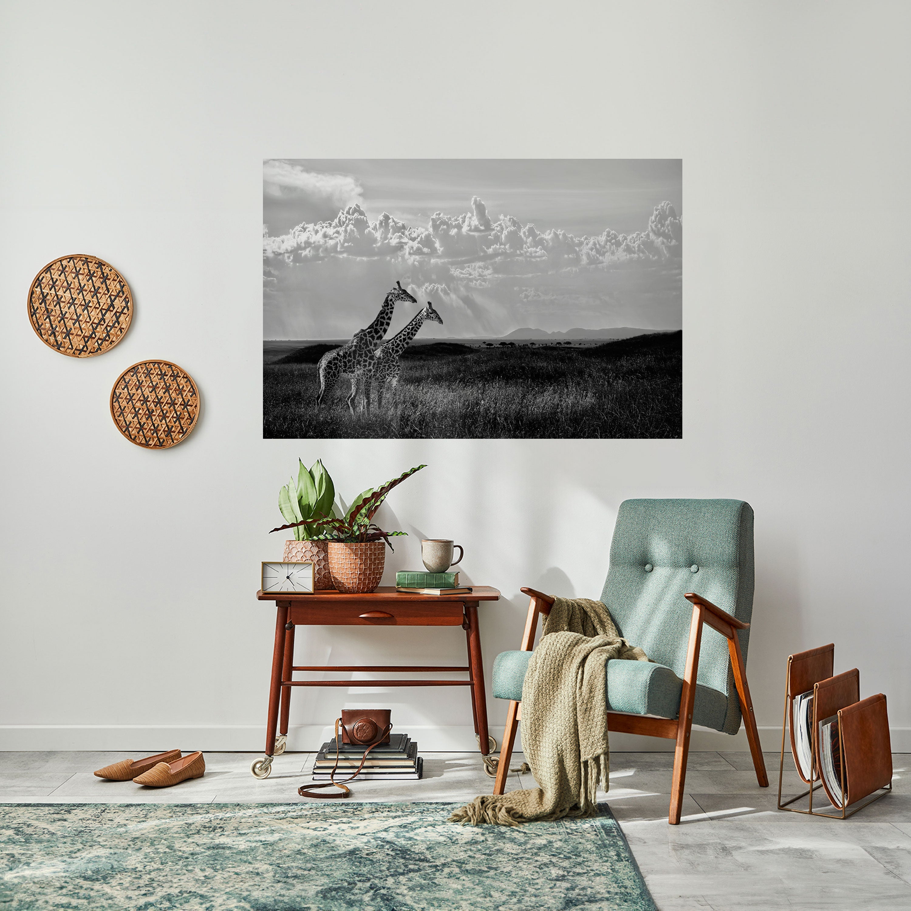 Affiche horizontale autocollante « ELEGANT HEIGHTS » dévoilée