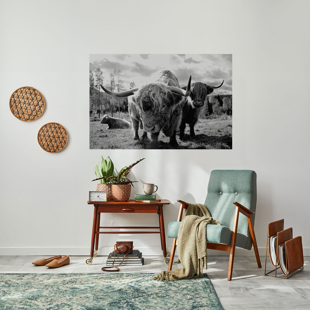 Affiche horizontale autocollante « Calme des vieilles âmes »