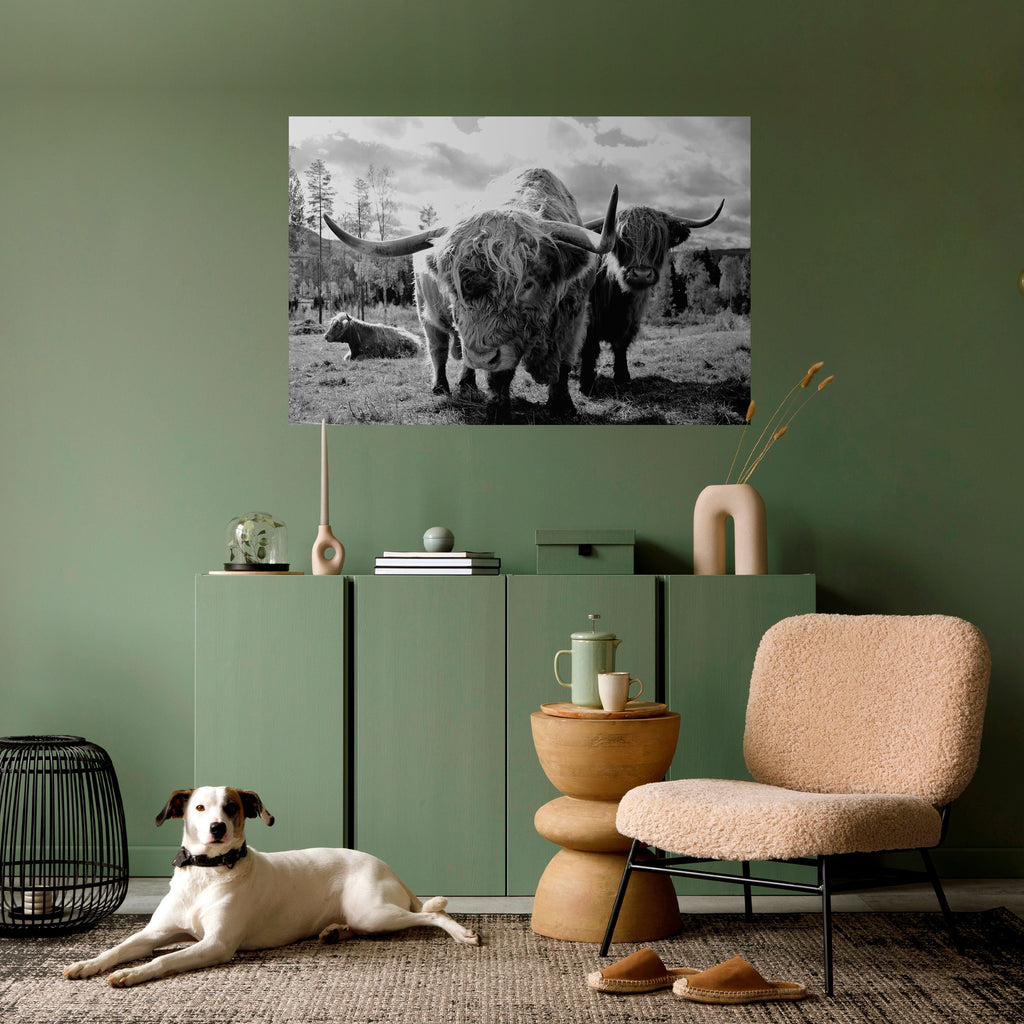 Affiche horizontale autocollante « Calme des vieilles âmes »