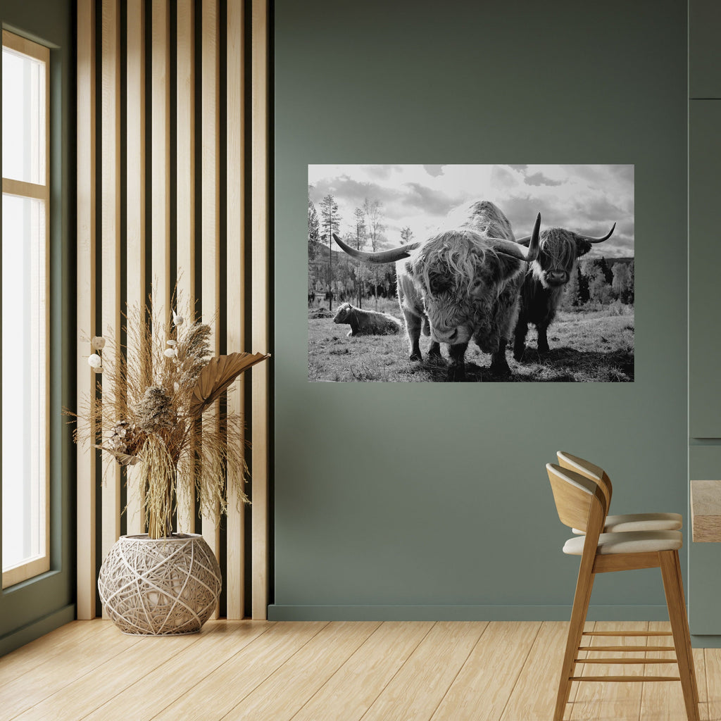 Affiche horizontale autocollante « Calme des vieilles âmes »