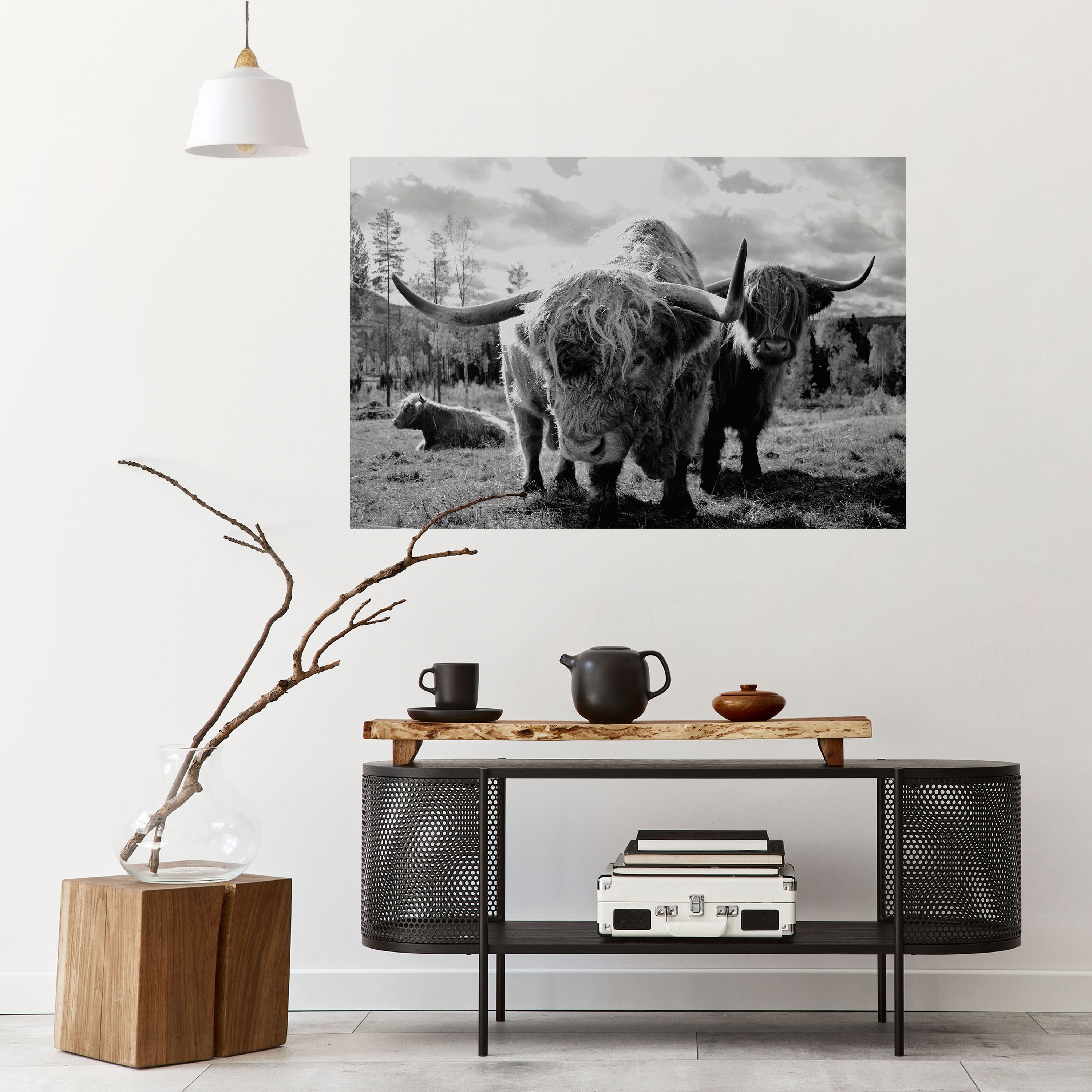 Affiche horizontale autocollante « Calme des vieilles âmes »