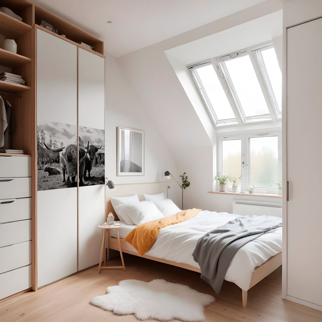 Affiche horizontale autocollante « Calme des vieilles âmes »