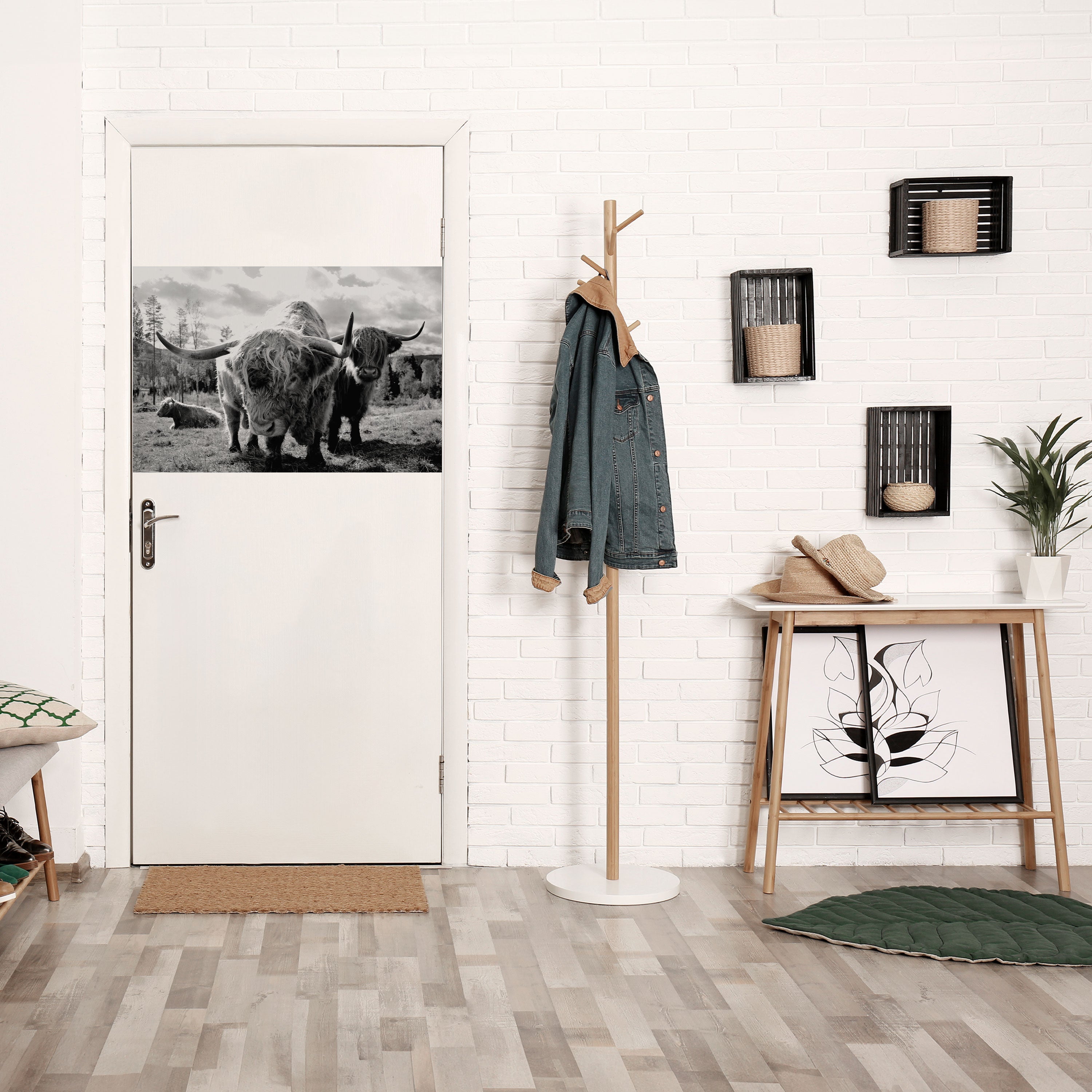 Affiche horizontale autocollante « Calme des vieilles âmes »