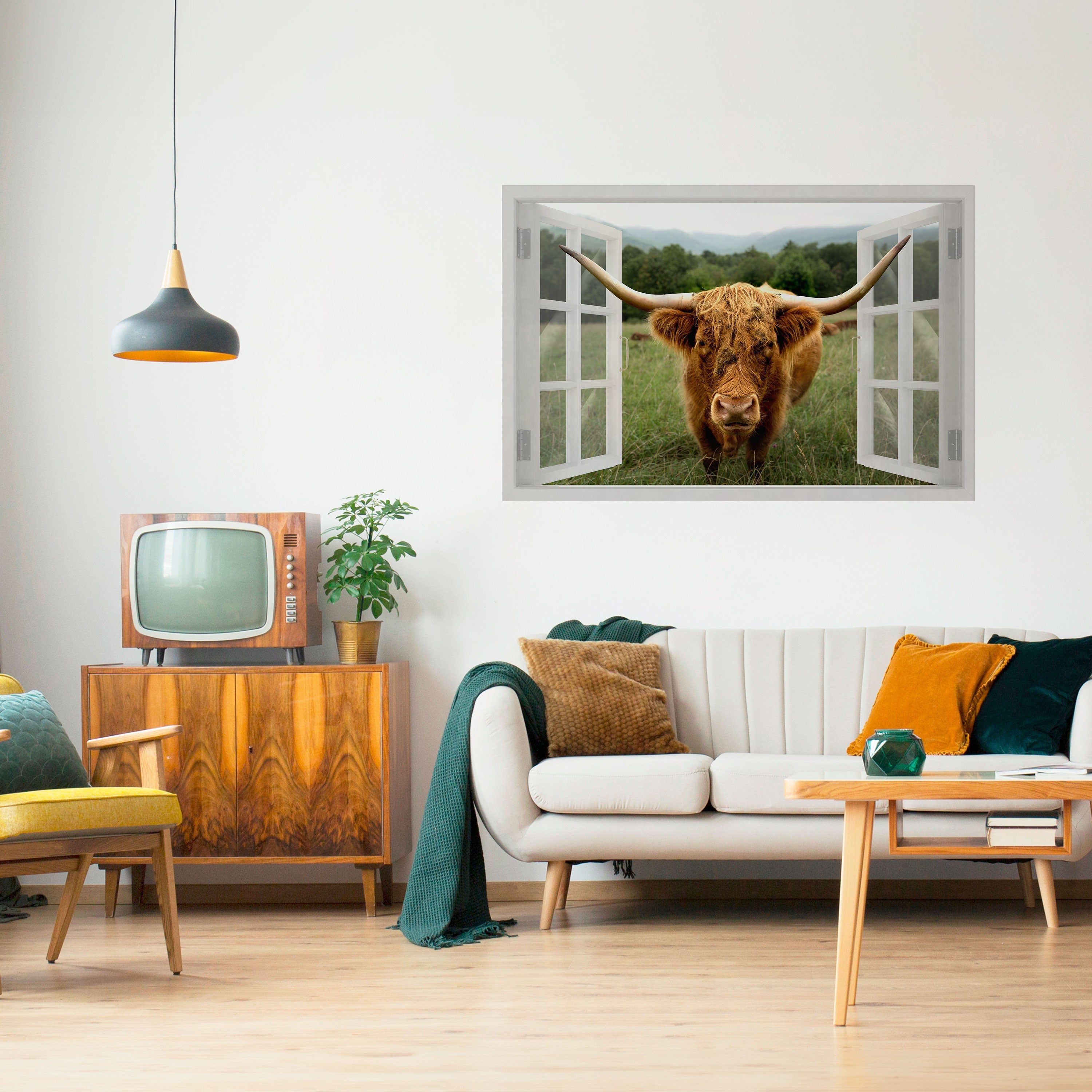 Affiche horizontale autocollante FIELDS OF FOCUS