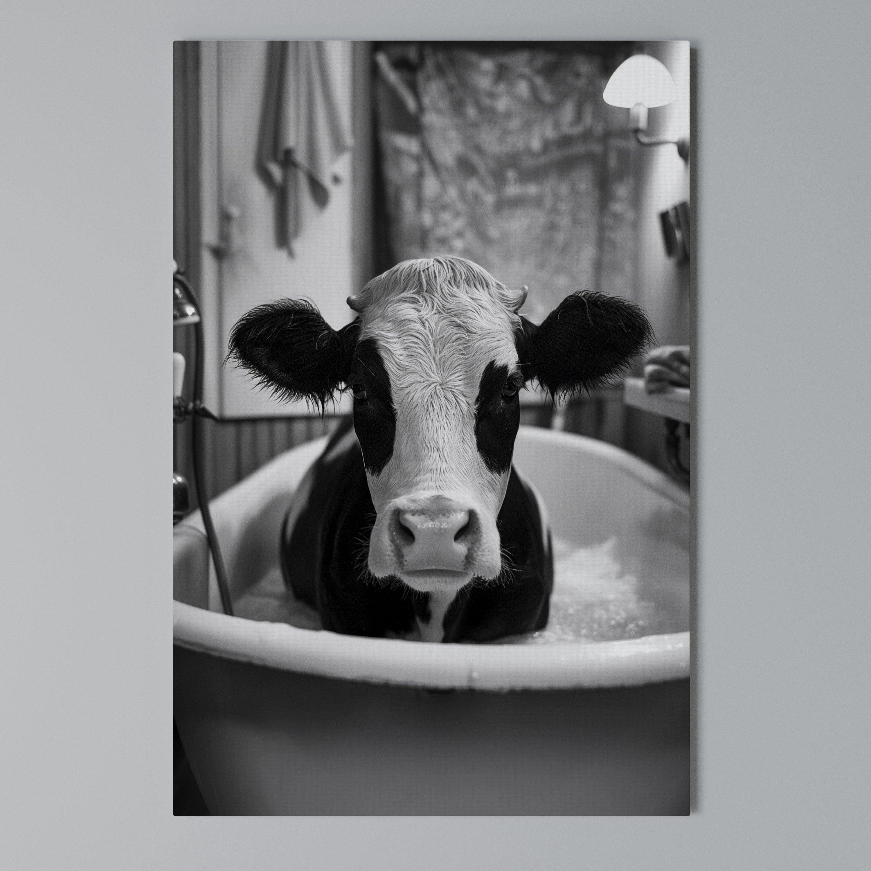 MONOCHROME MOOOD Vertical Canvas Print