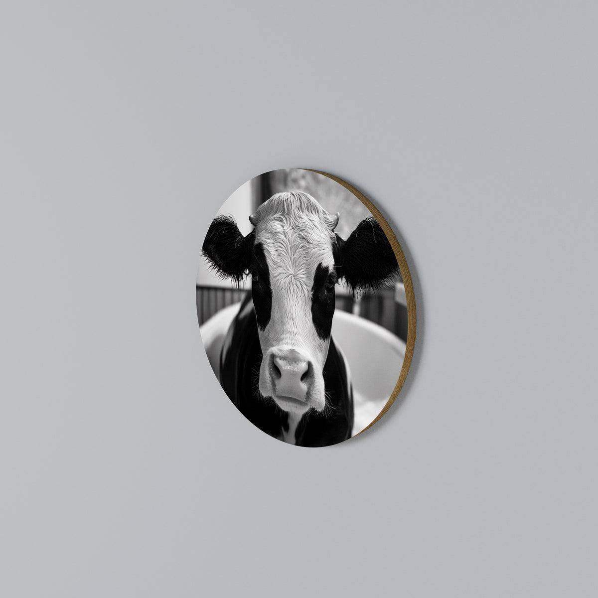 MONOCHROME MOOOD Round Wall Art