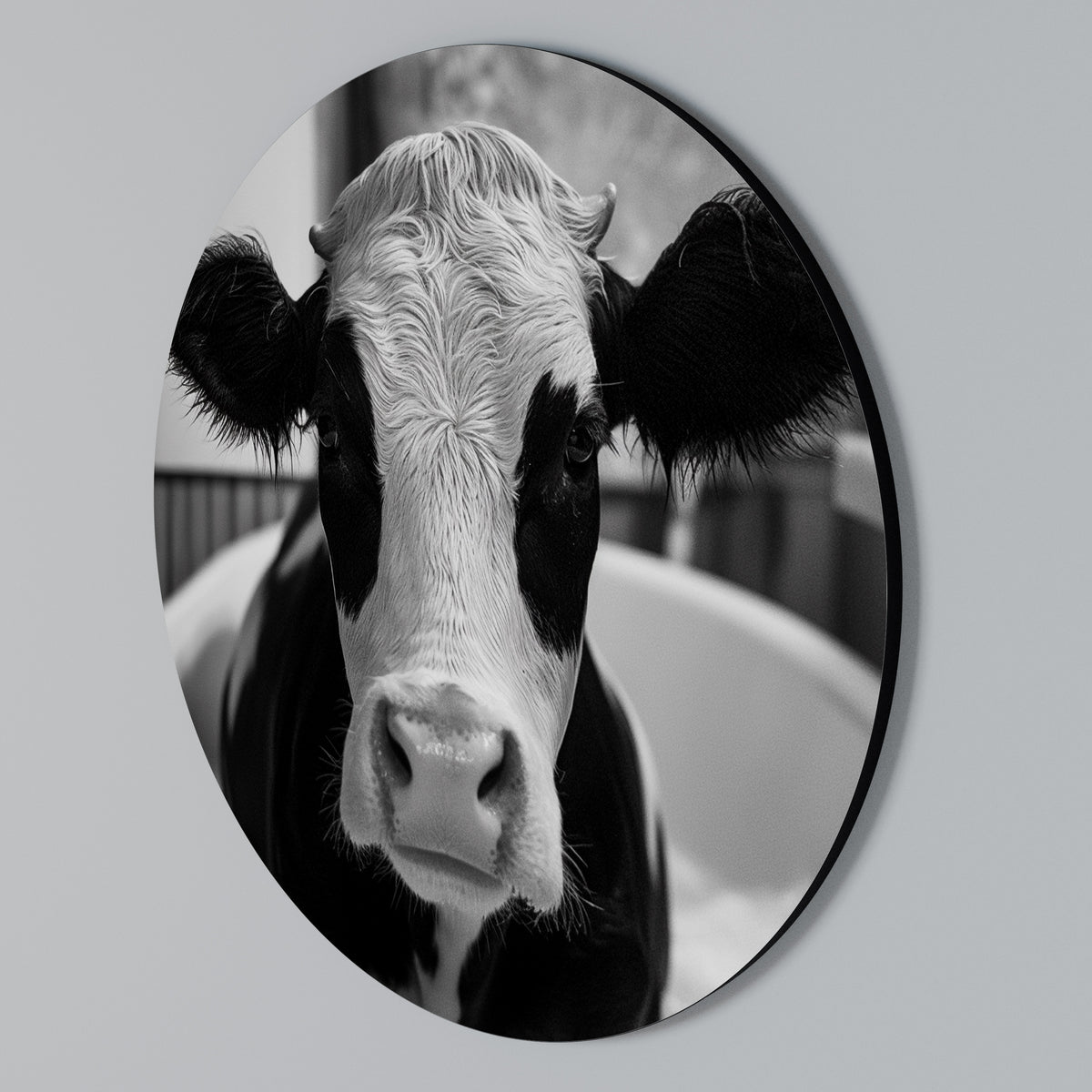 MONOCHROME MOOOD Round Wall Art