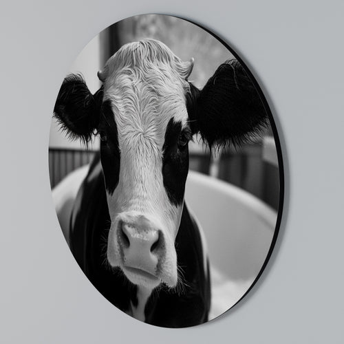 MONOCHROME MOOOD Round Wall Art