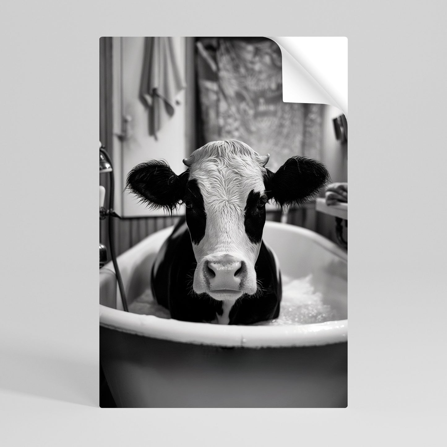 MONOCHROME MOOOD Peel and Stick Vertical Poster