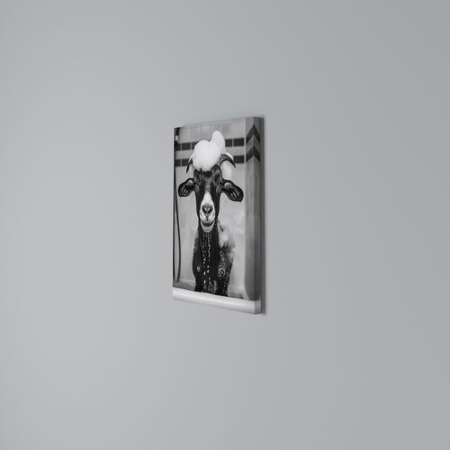 BUBBLE-BATHED BLISS Vertical Canvas Print
