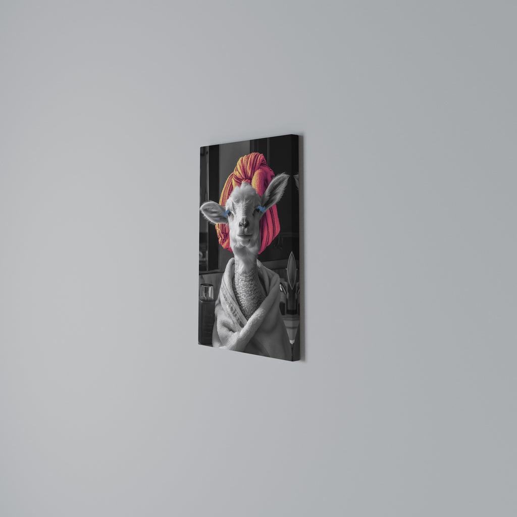 COUTURE CUDDLE Vertical Canvas Print