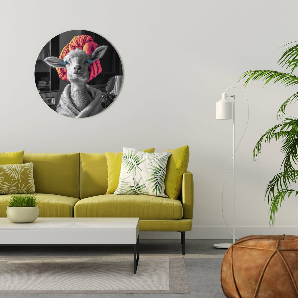 Décoration murale ronde COUTURE CUDDLE