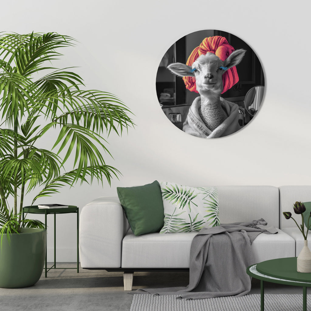 Décoration murale ronde COUTURE CUDDLE