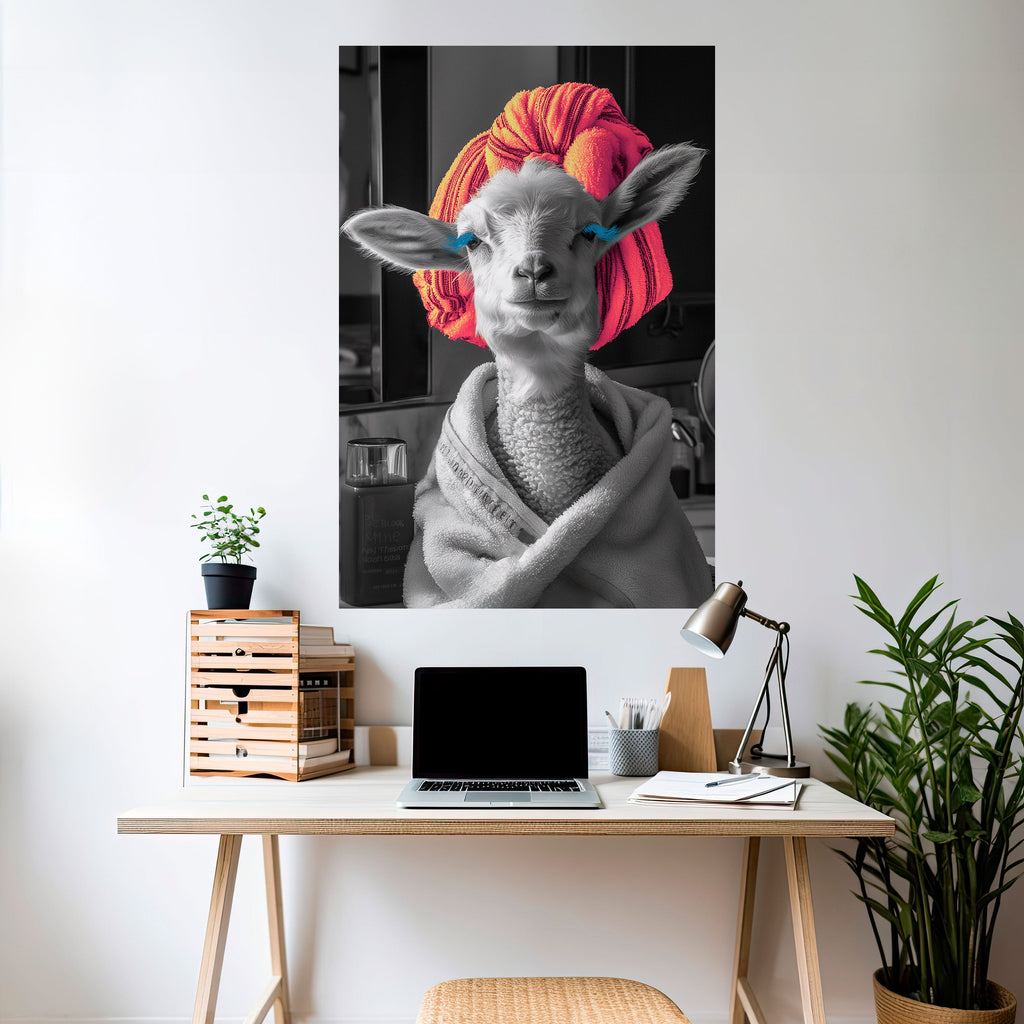 Affiche verticale autocollante COUTURE CUDDLE