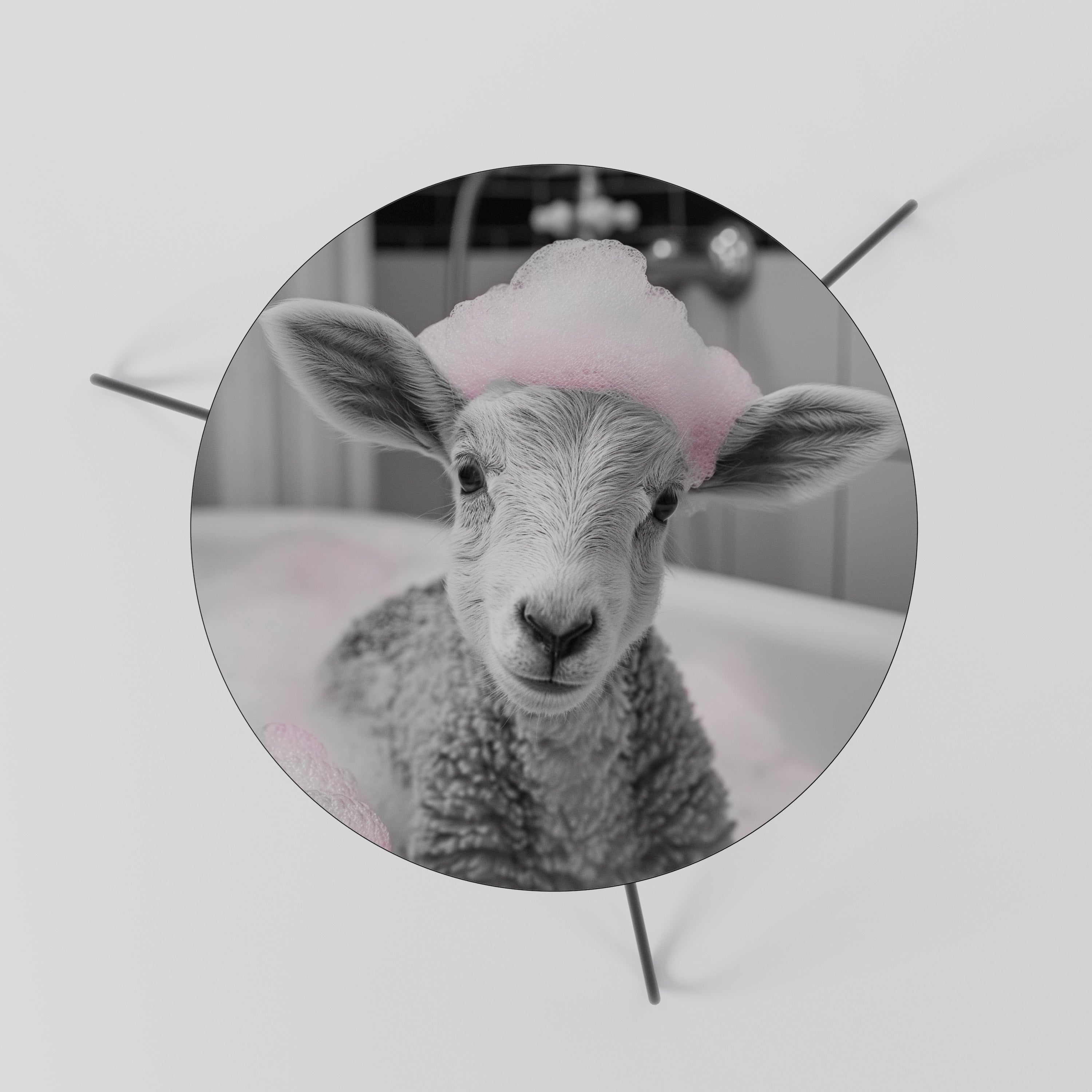 Table basse PINK CLOUD BATH TIME 60