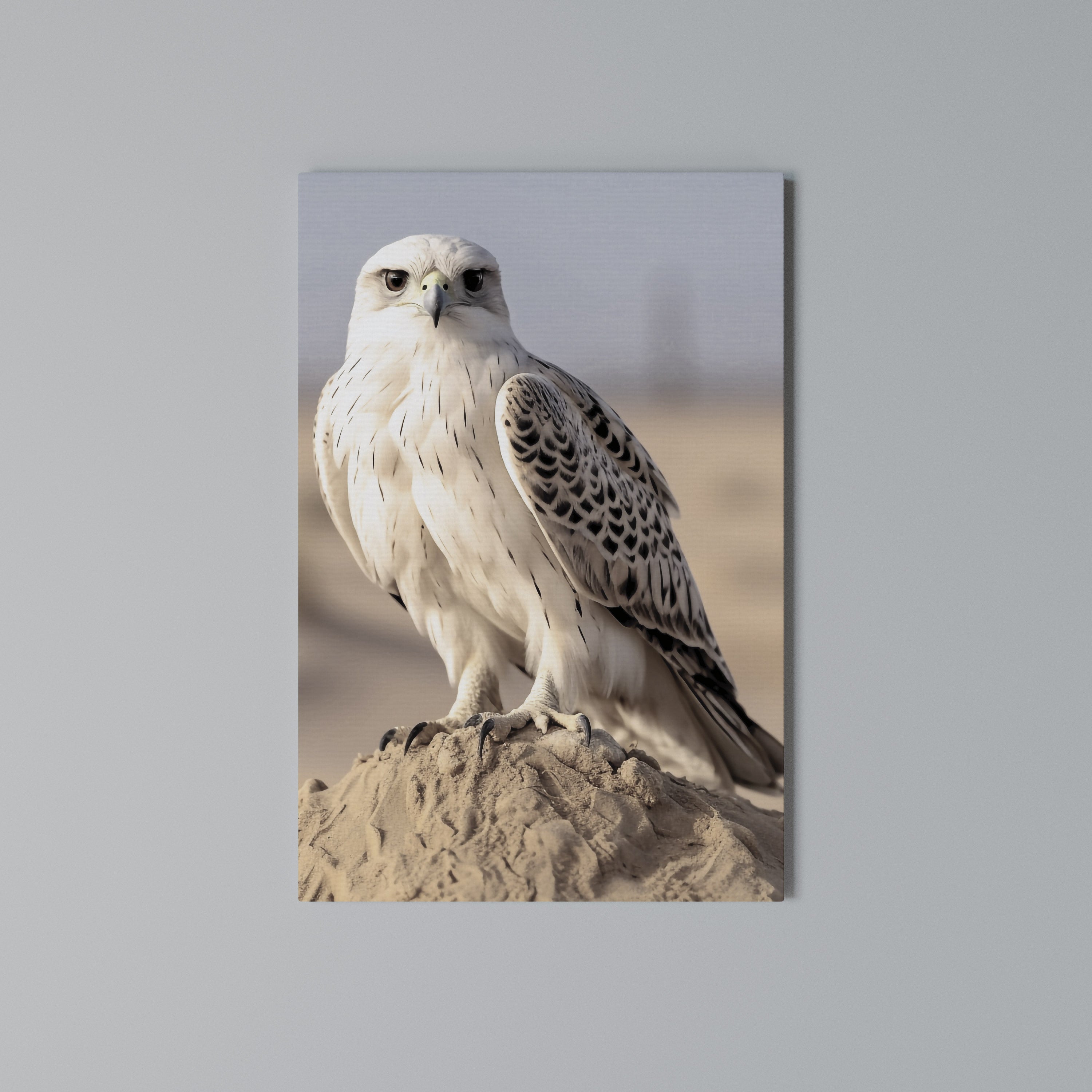 SILENT WINGS OF POWER Vertical Canvas Print