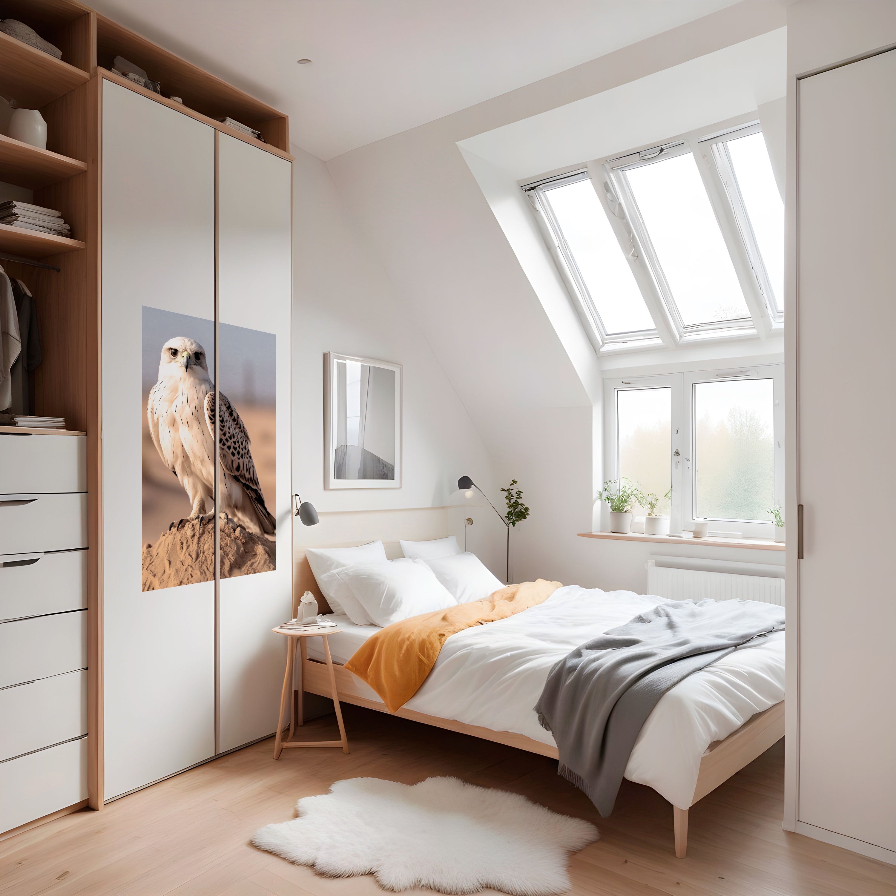 Affiche verticale autocollante SILENT WINGS OF POWER