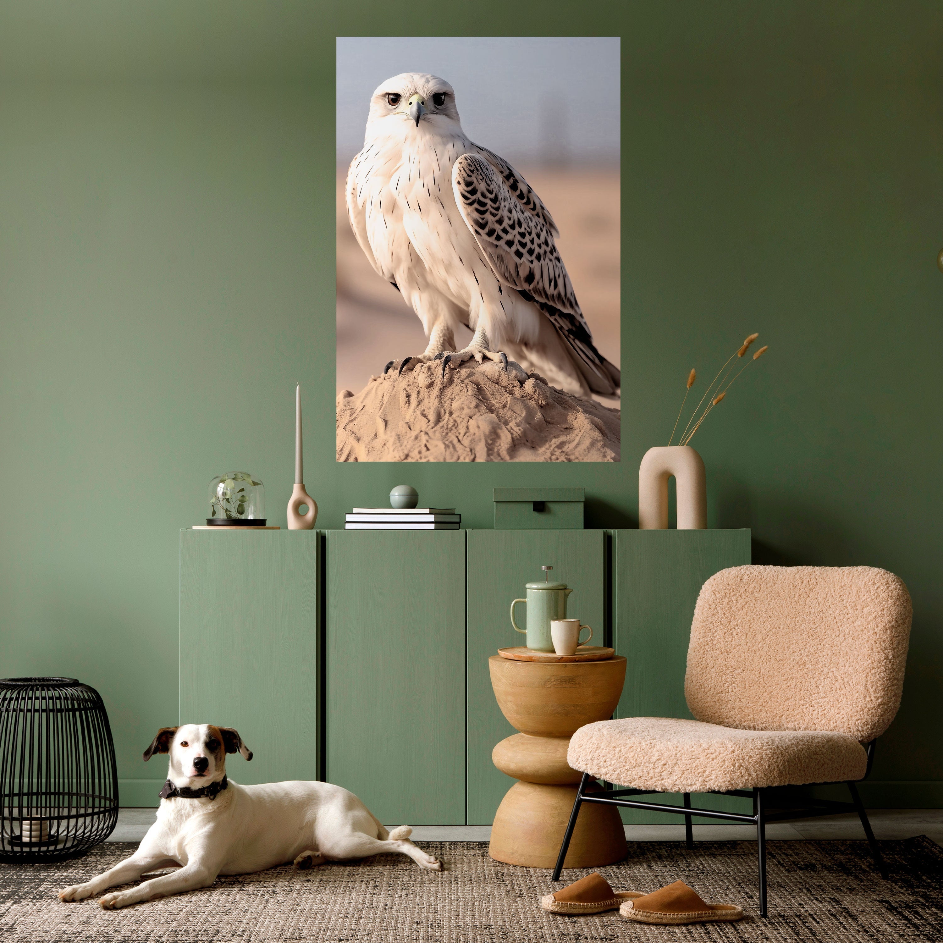 Affiche verticale autocollante SILENT WINGS OF POWER