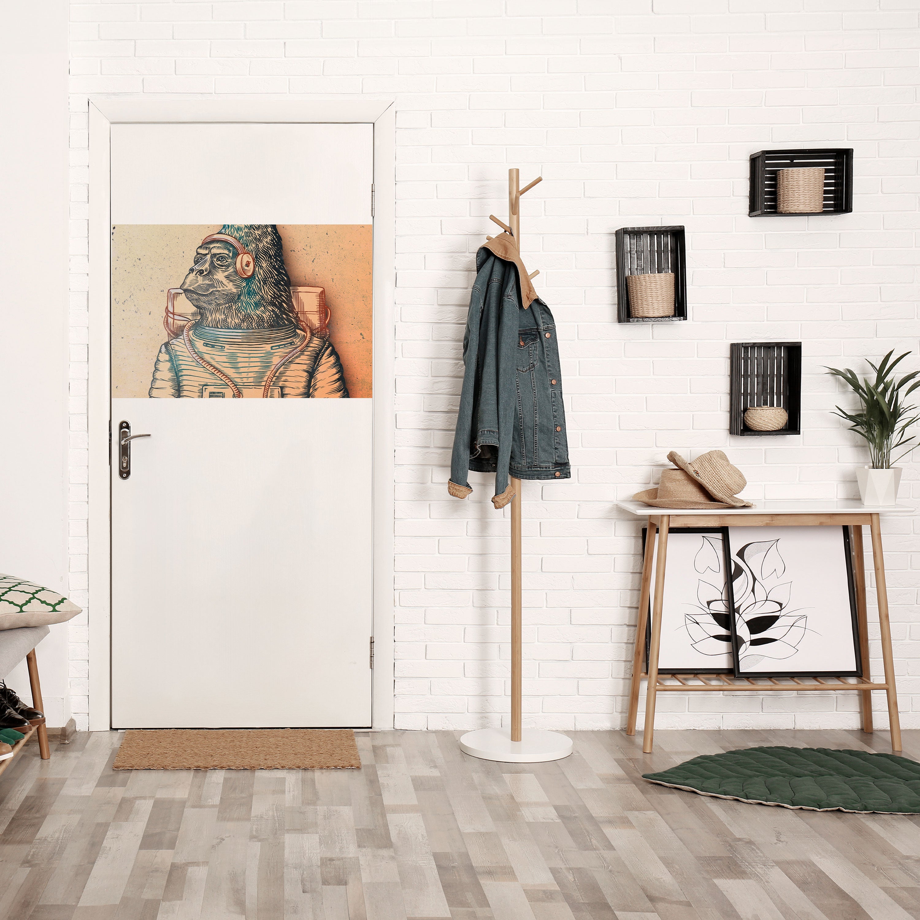 Affiche horizontale autocollante GORILLA GROOVE