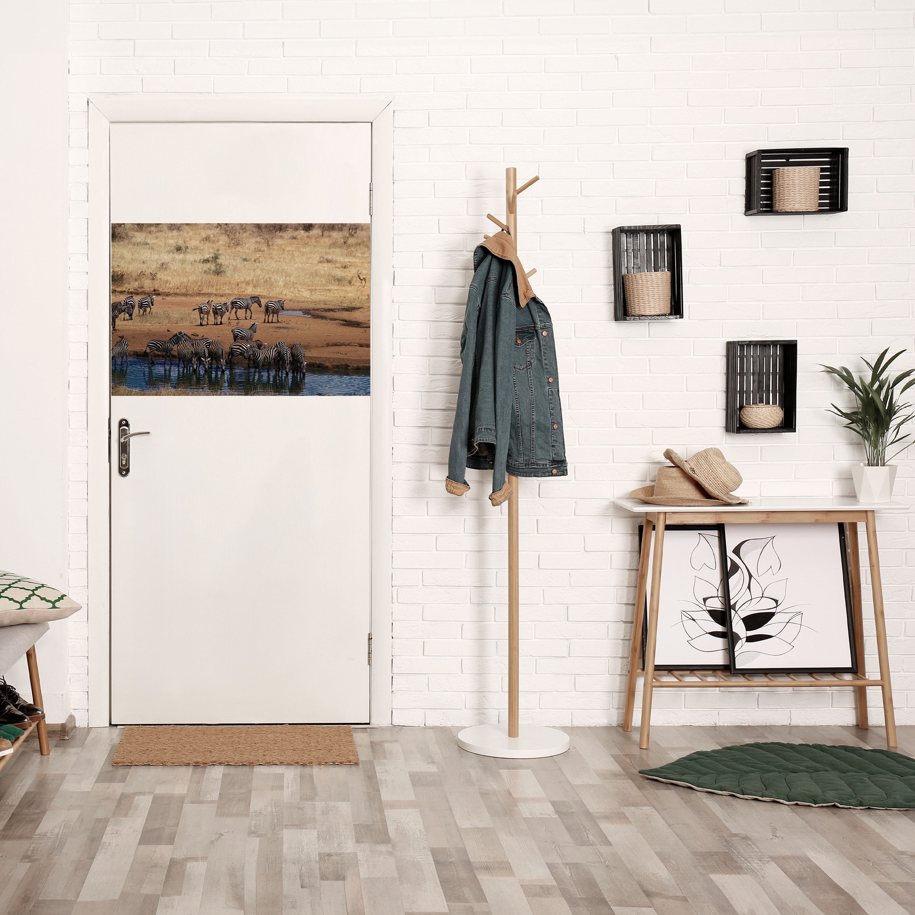 Affiche horizontale autocollante THE ZEBRA HARMONY