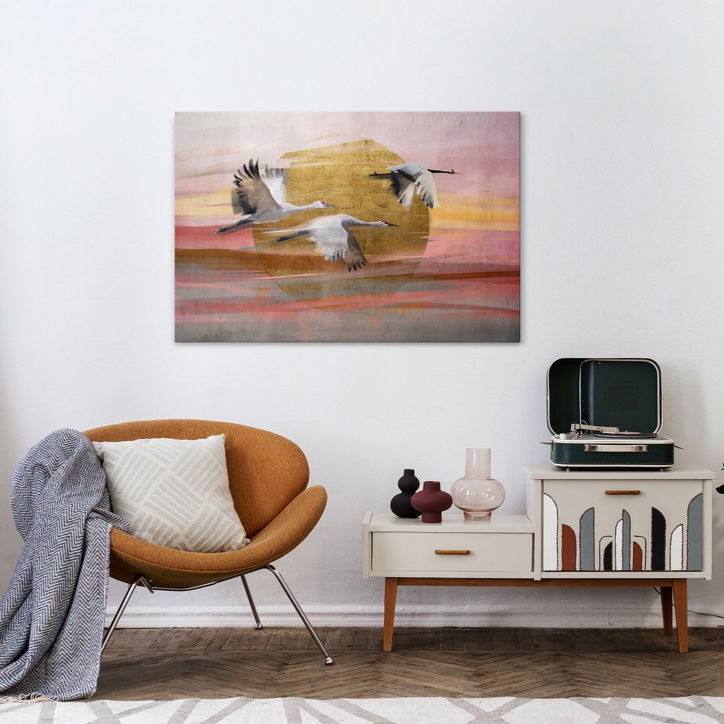 ELEGANT FLIGHT SYMPHONY Horizontal Canvas Print