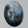 FROSTED ROYALTY Round Wall Art