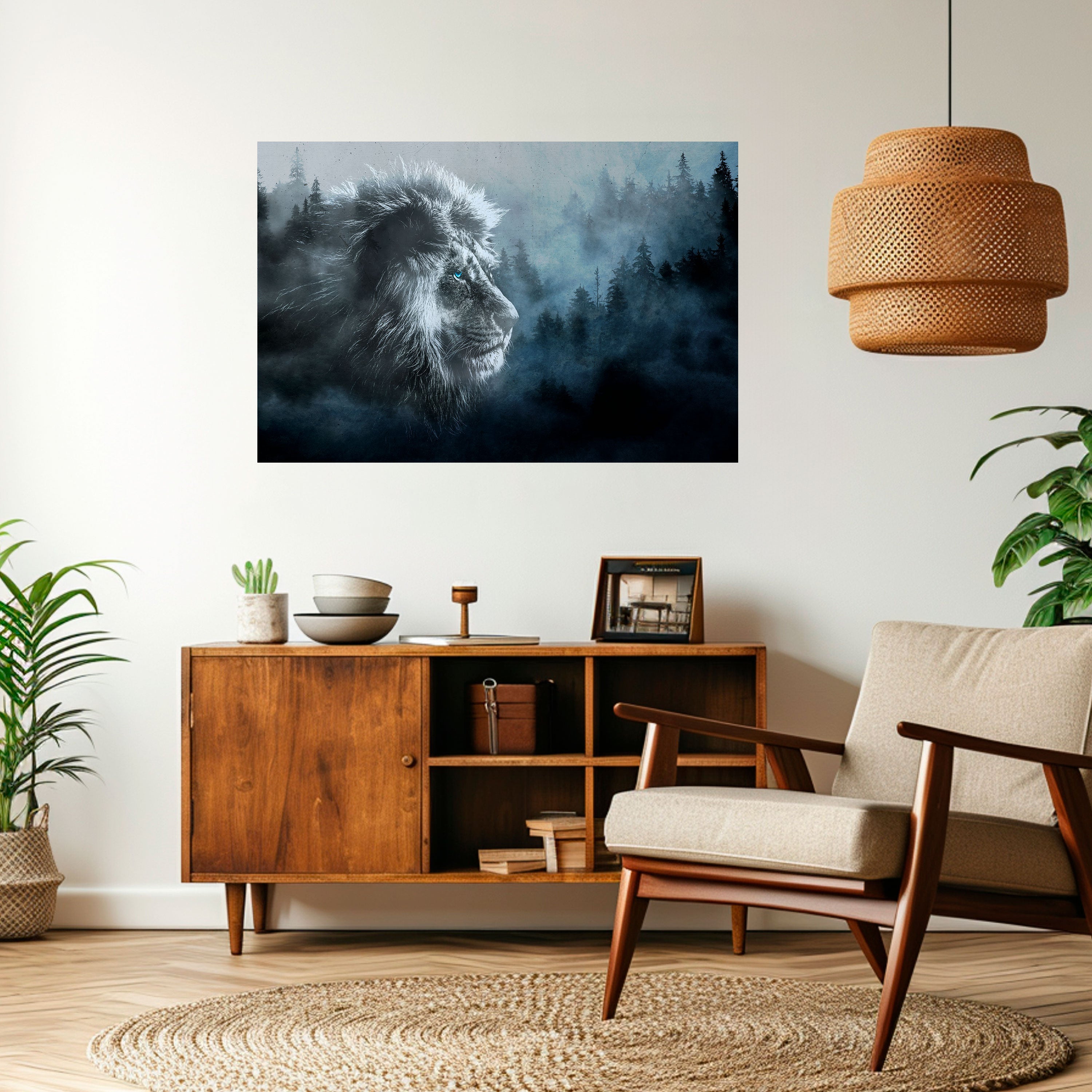 Affiche horizontale autocollante Frosted Royalty