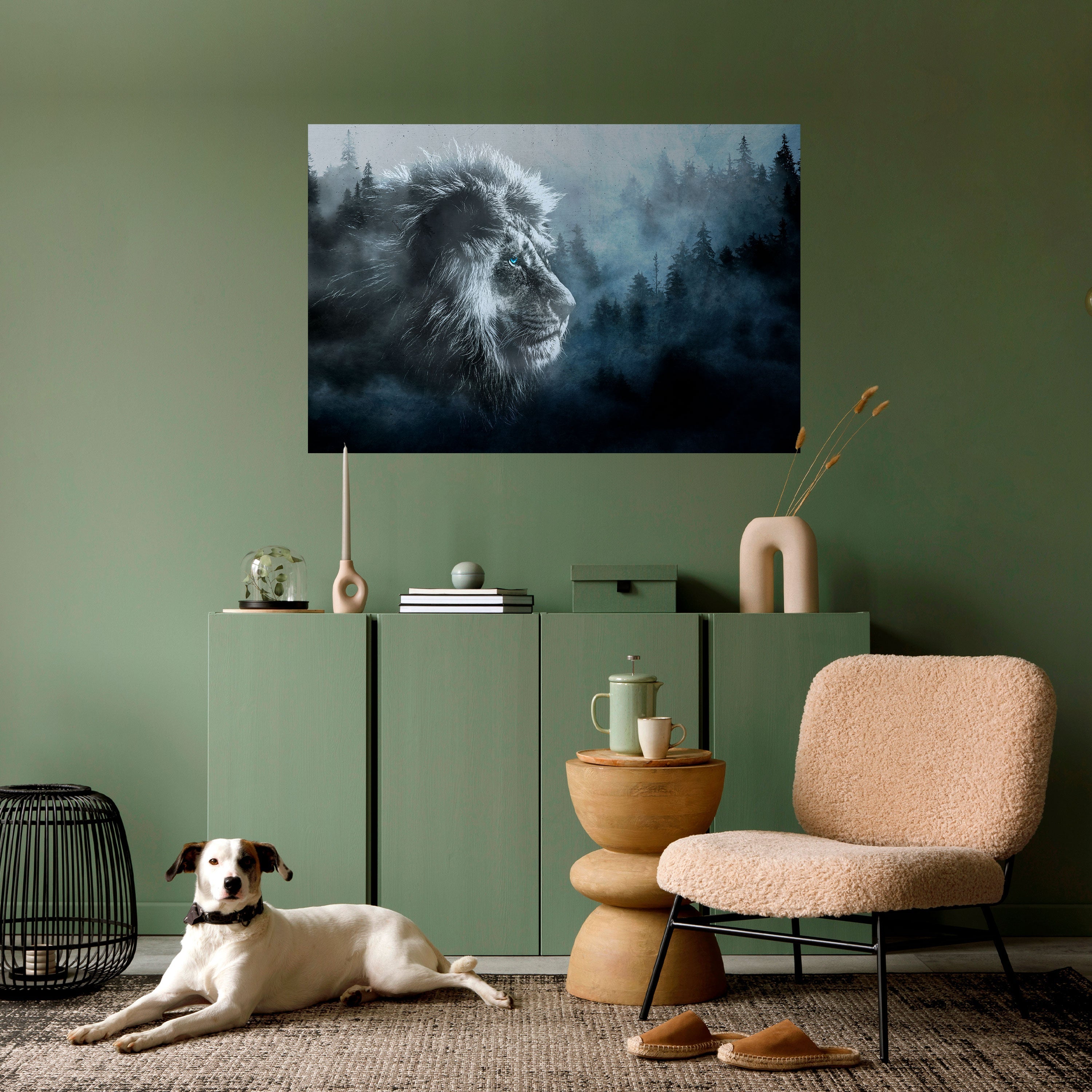 Affiche horizontale autocollante Frosted Royalty