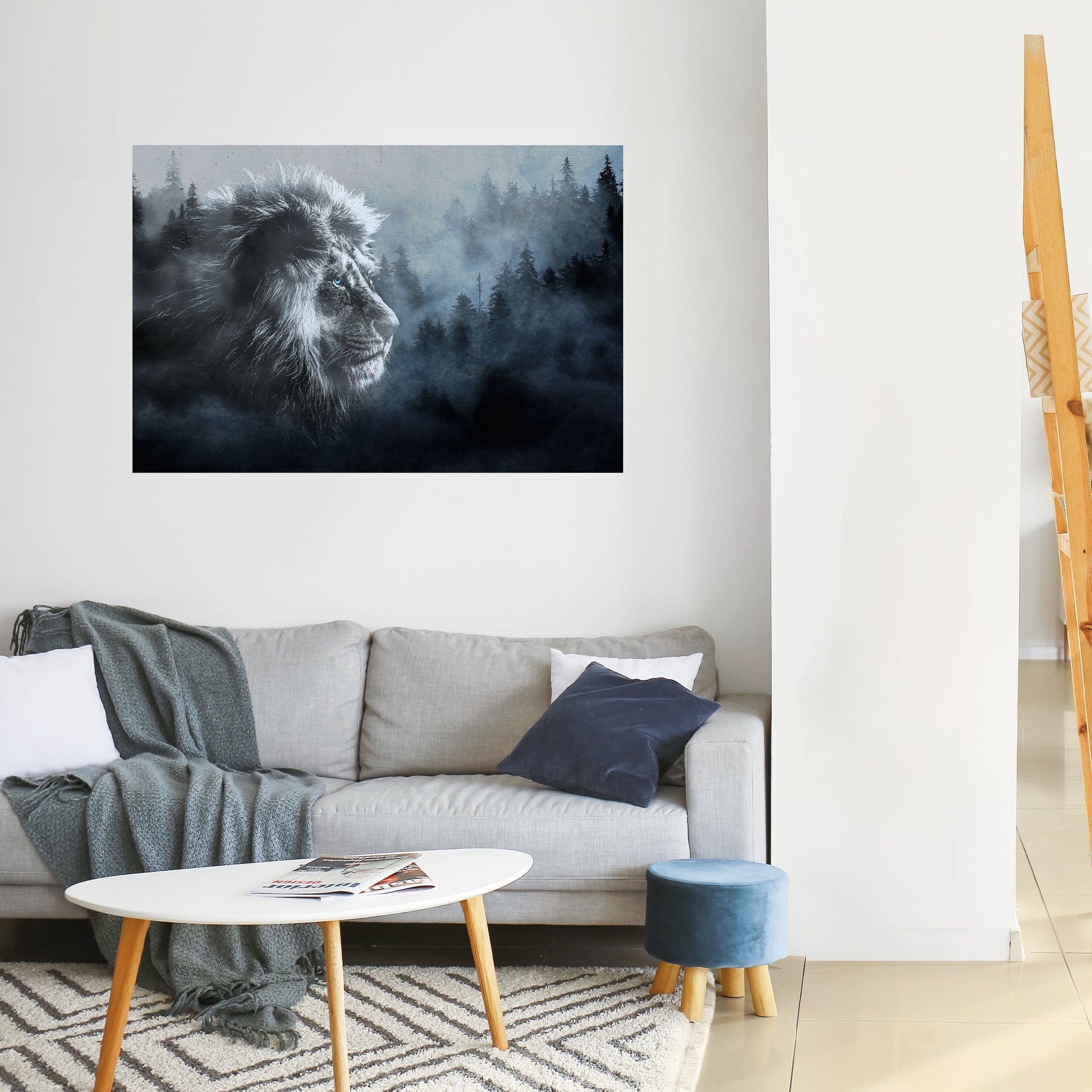 Affiche horizontale autocollante Frosted Royalty