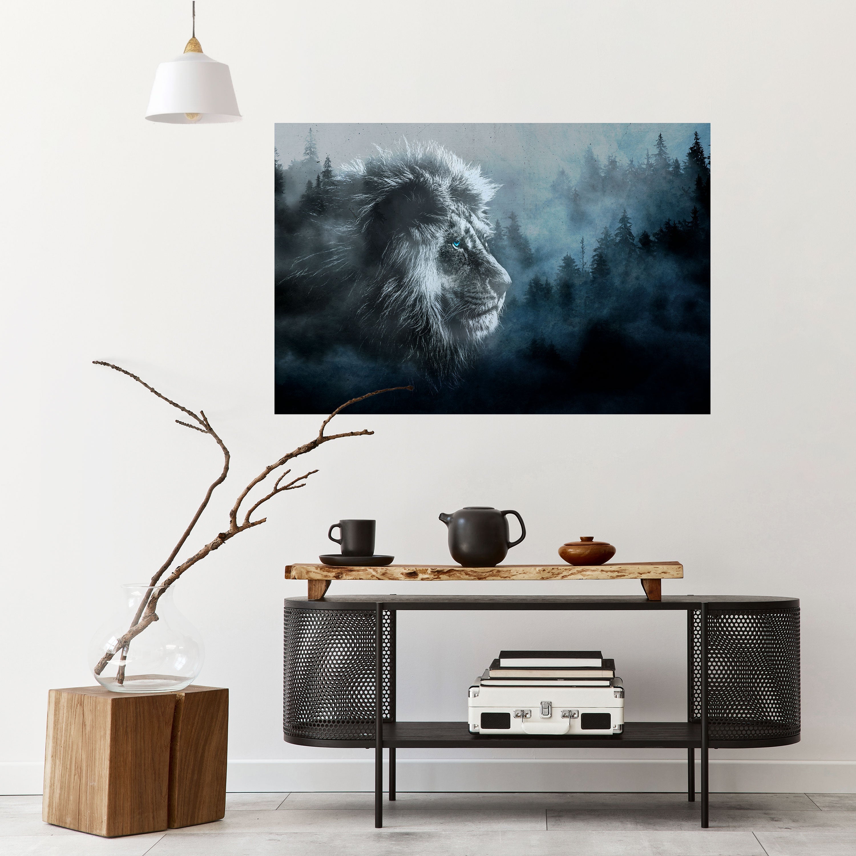 Affiche horizontale autocollante Frosted Royalty