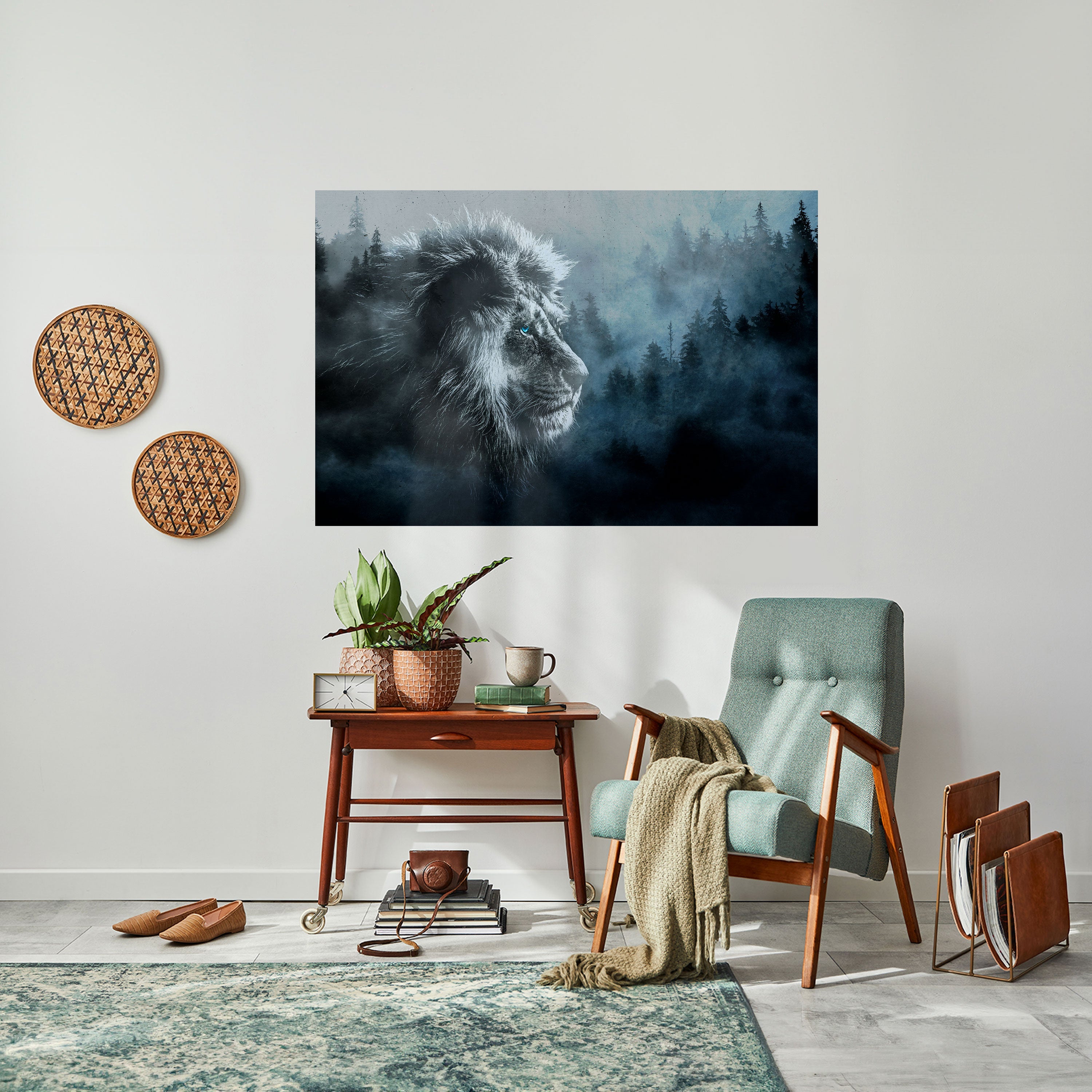 Affiche horizontale autocollante Frosted Royalty