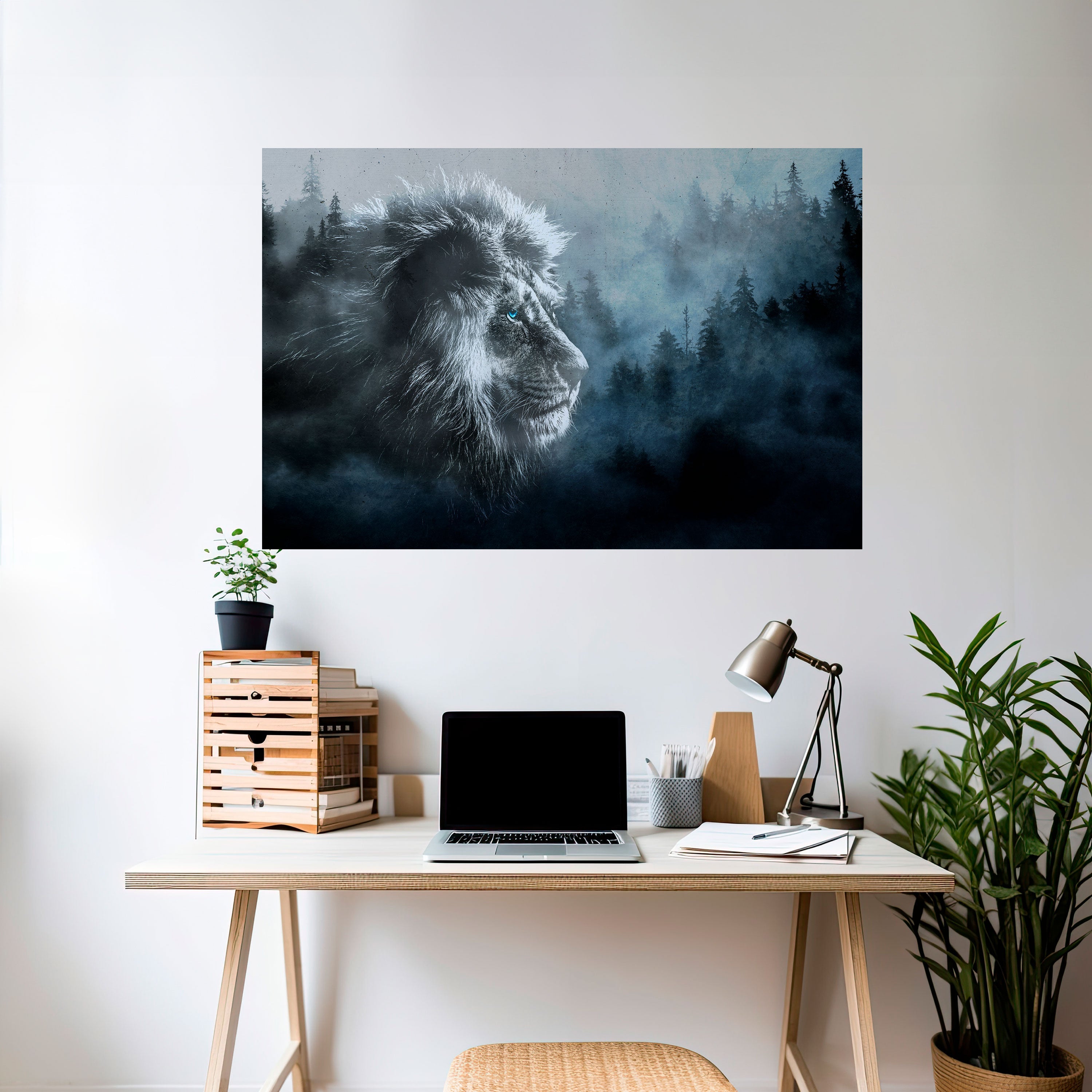 Affiche horizontale autocollante Frosted Royalty