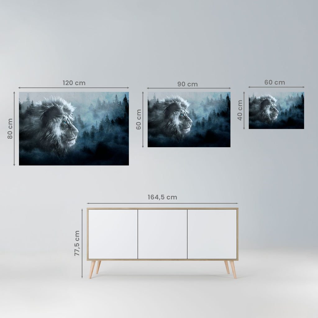 Affiche horizontale autocollante Frosted Royalty