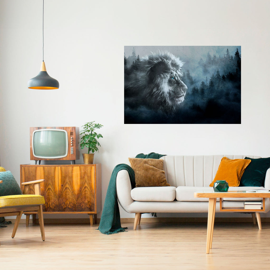 Affiche horizontale autocollante Frosted Royalty