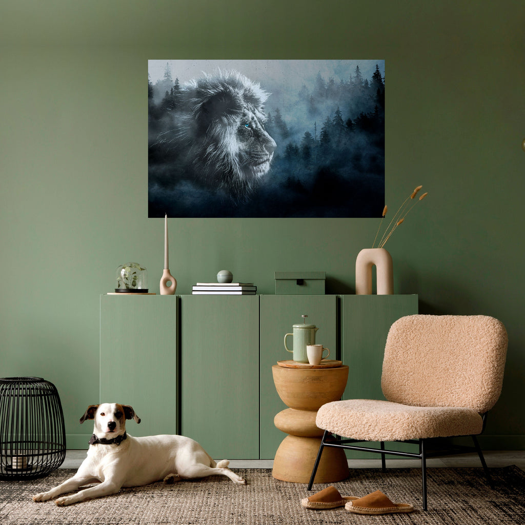 Affiche horizontale autocollante Frosted Royalty