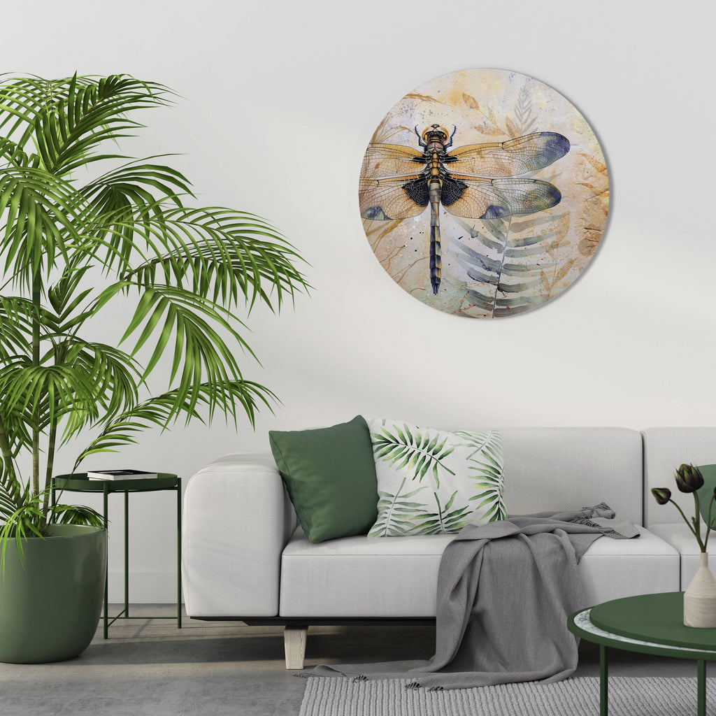 SON ALTESSE LIBELLULE Décoration murale ronde