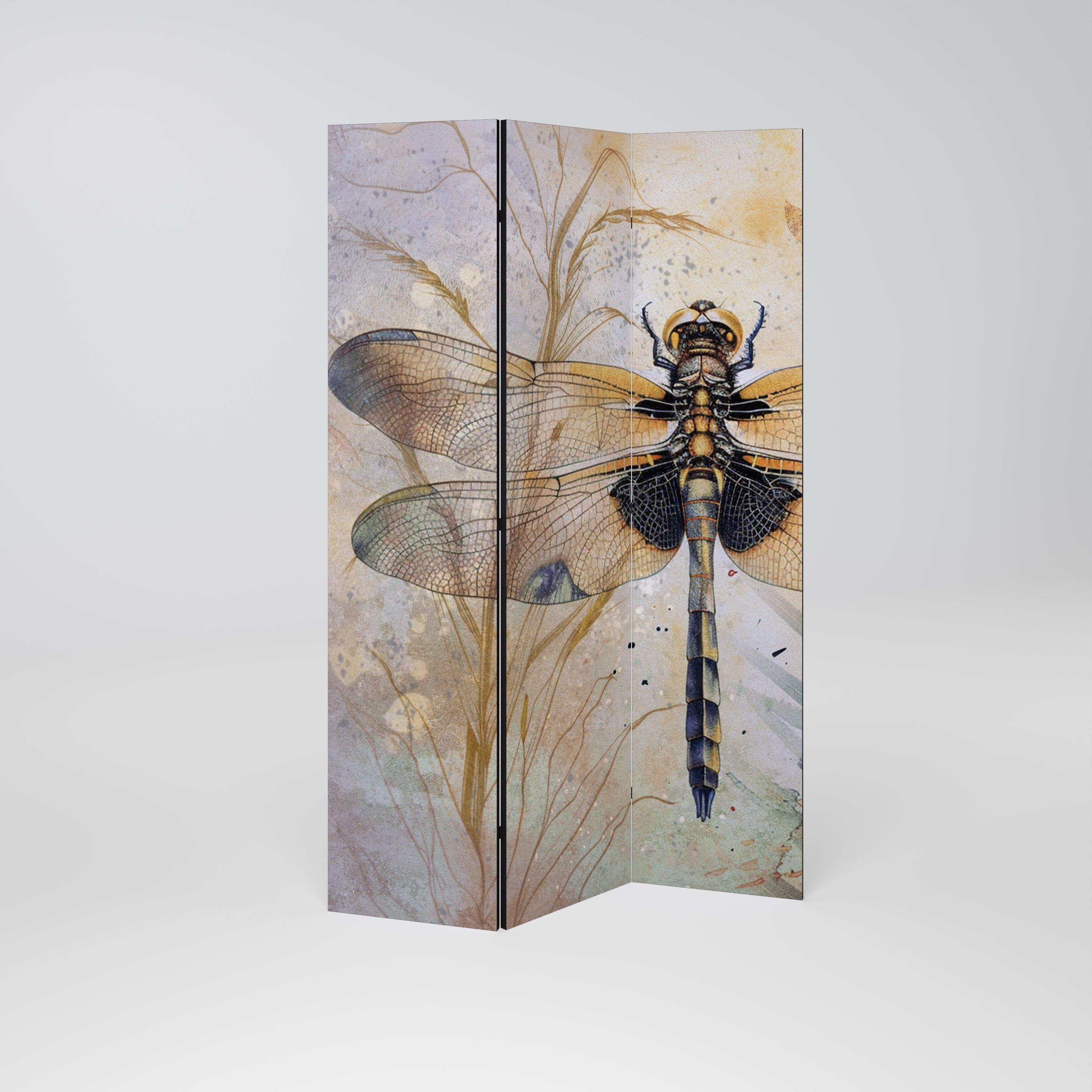 HER HIGHNESS DRAGONFLY 3-Panel Room Divider