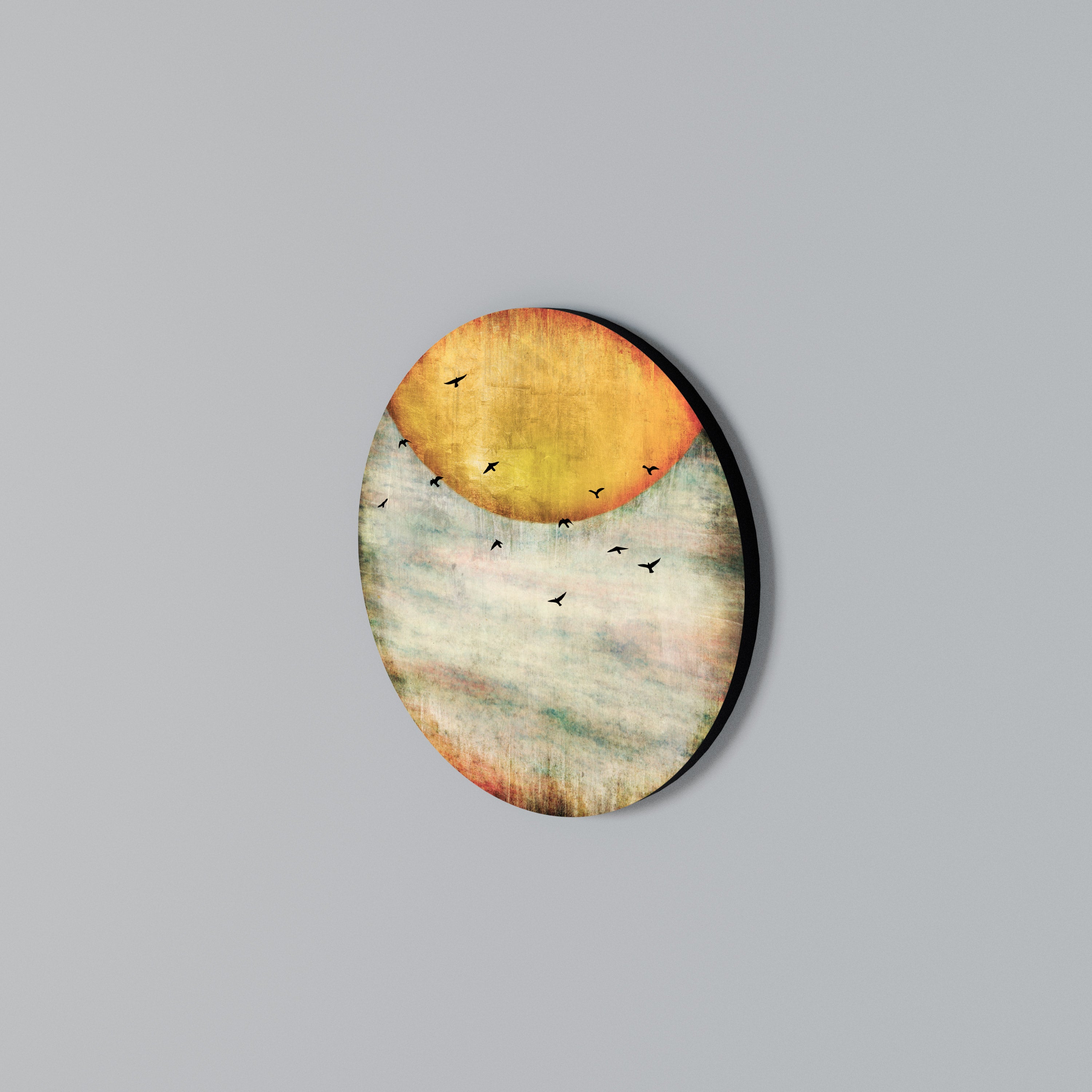 UP TO THE SUN Round Wall Art