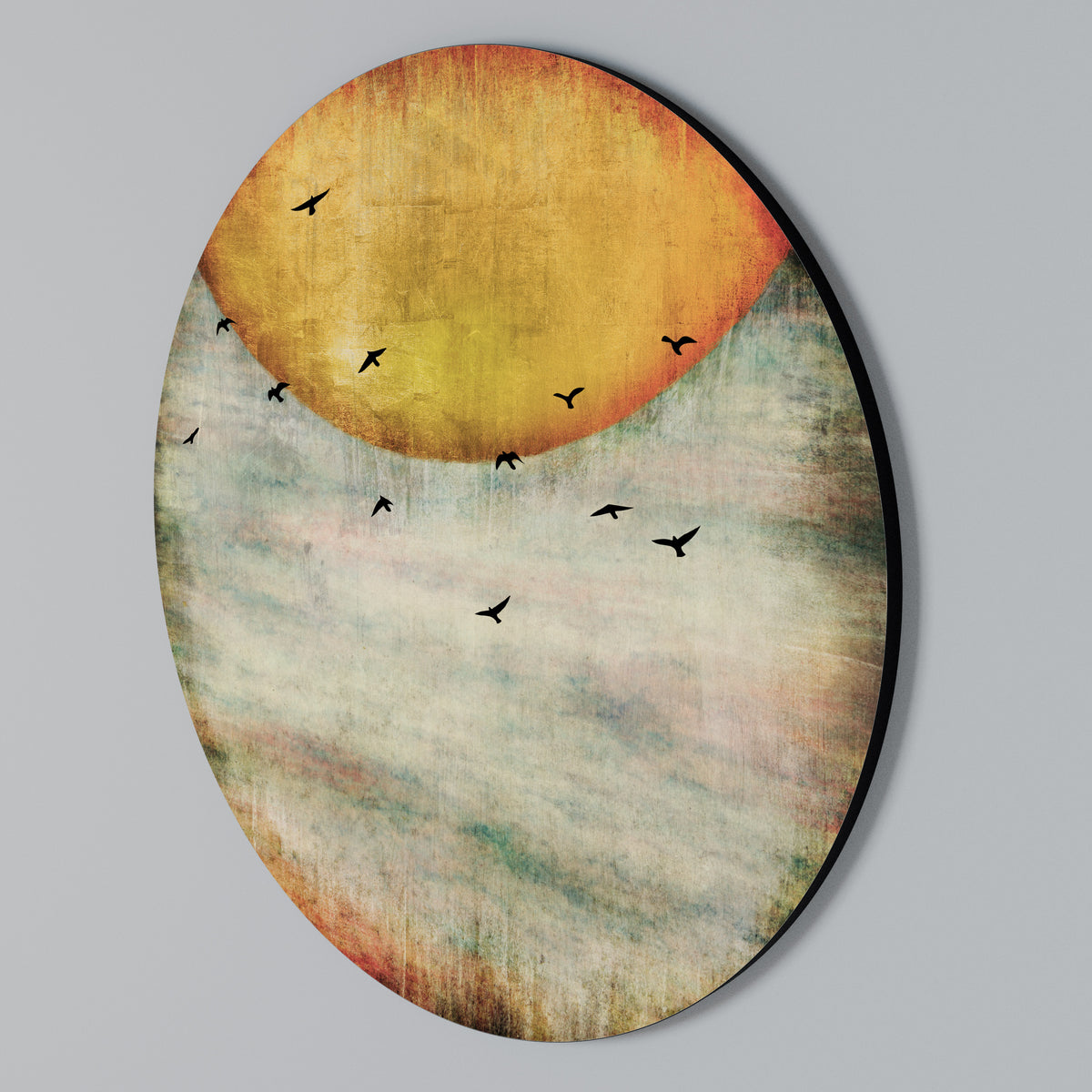 UP TO THE SUN Round Wall Art