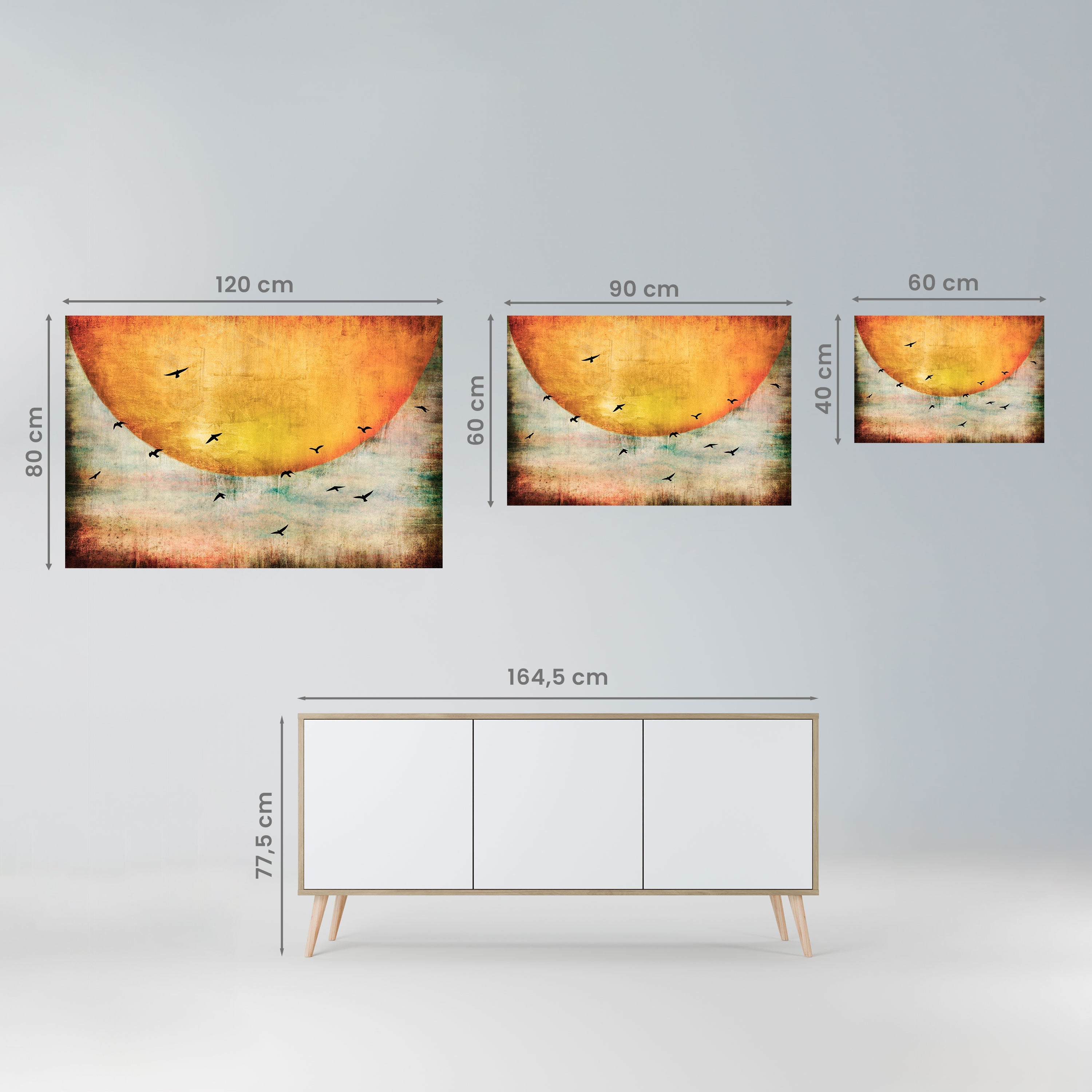 Affiche horizontale autocollante « JUSQU'AU SOLEIL »