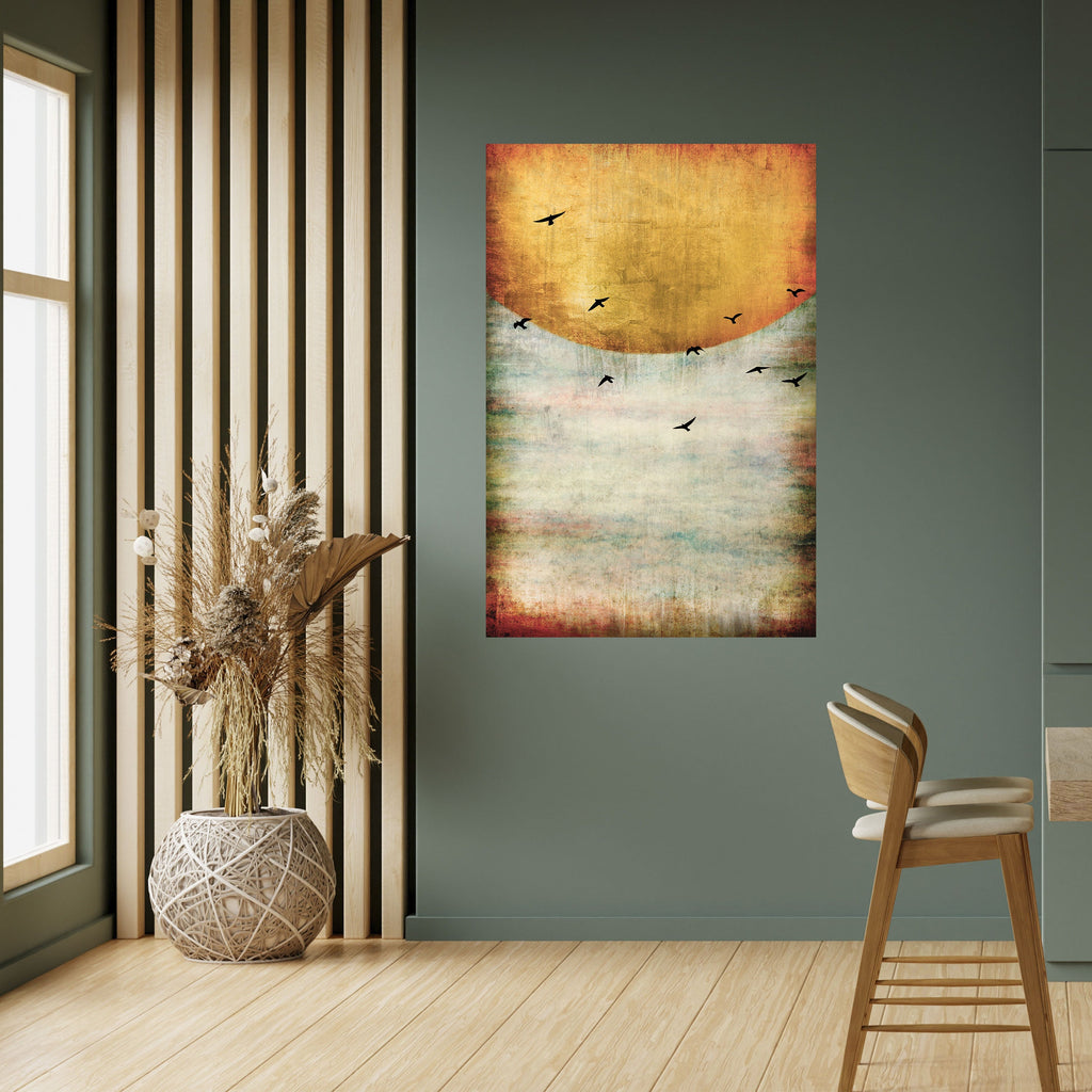 Affiche verticale autocollante « JUSQU'AU SOLEIL »