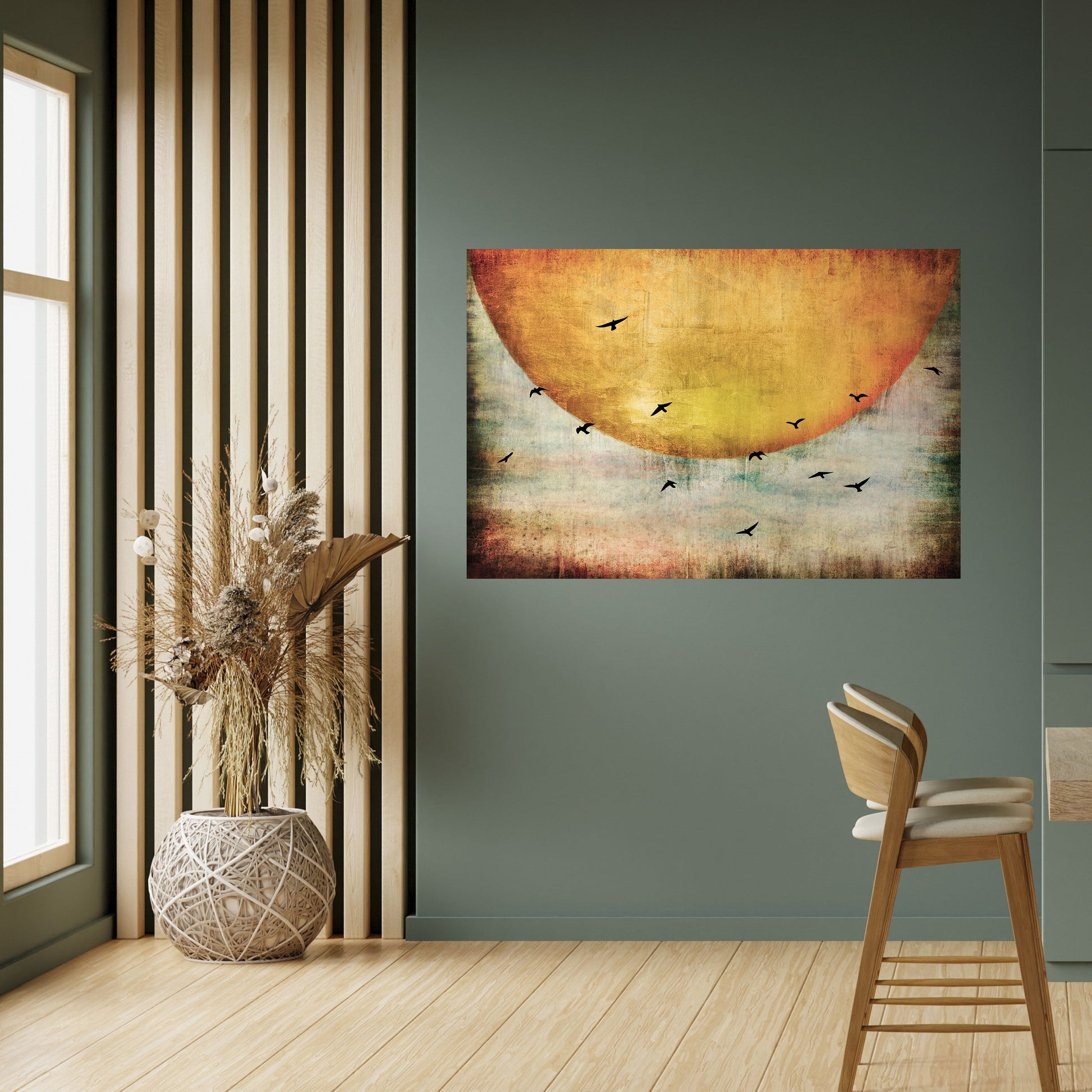 Affiche horizontale autocollante « JUSQU'AU SOLEIL »