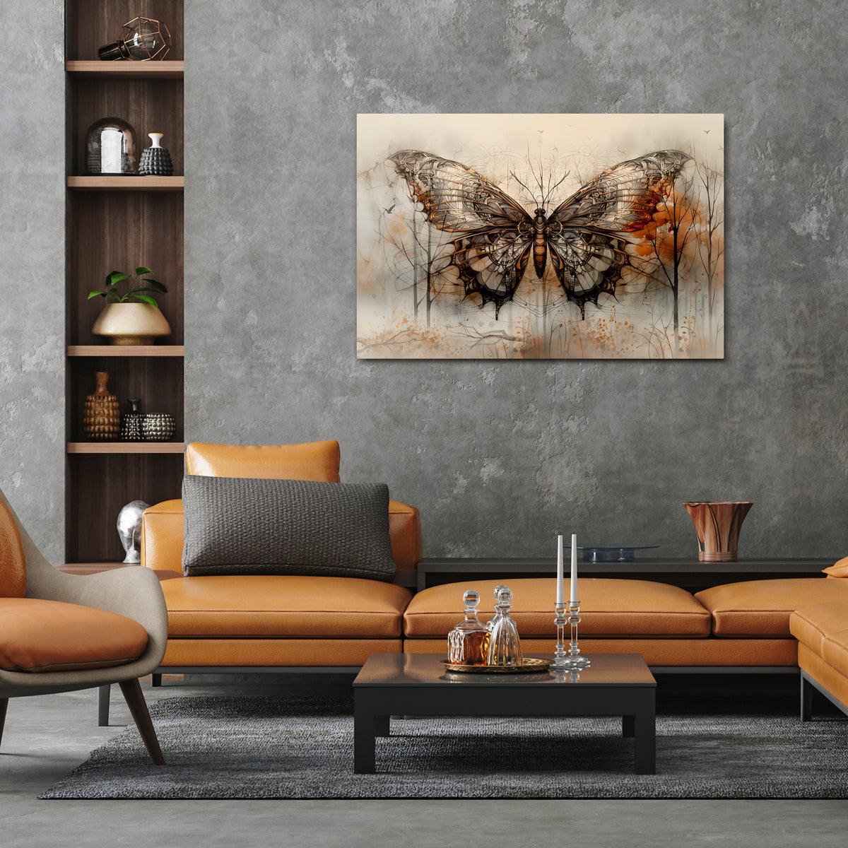 MECHANICAL BEAUTY UNVEILED Horizontal Canvas Print