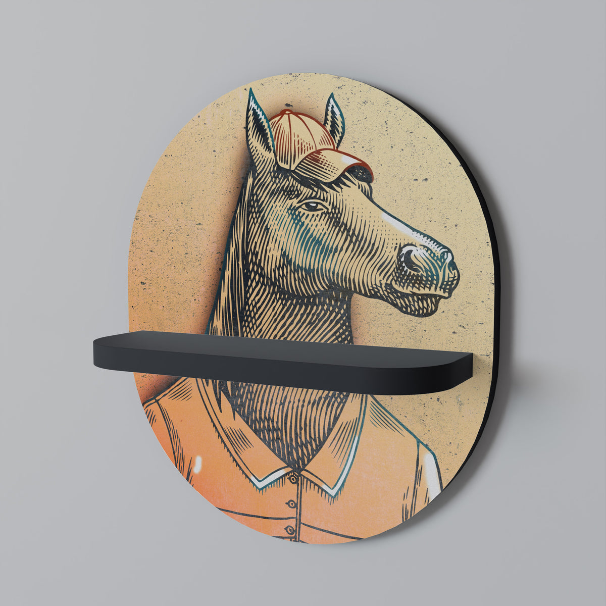 EQUINE SWAGGER Art Shelf