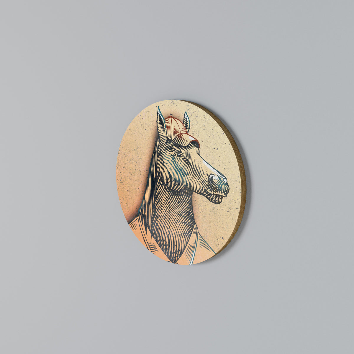 EQUINE SWAGGER Round Wall Art