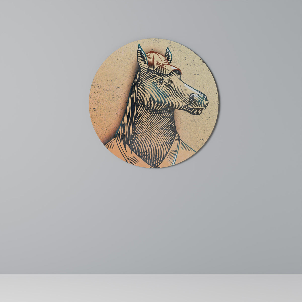 Décoration murale ronde EQUINE SWAGGER
