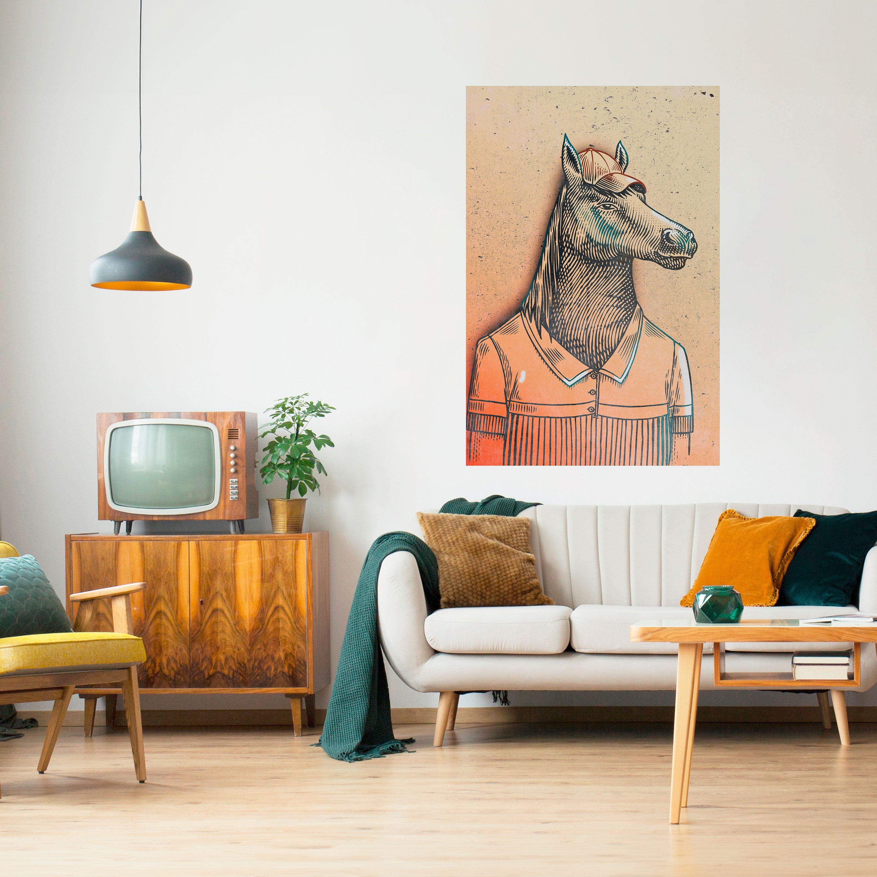 Affiche verticale autocollante EQUINE SWAGGER