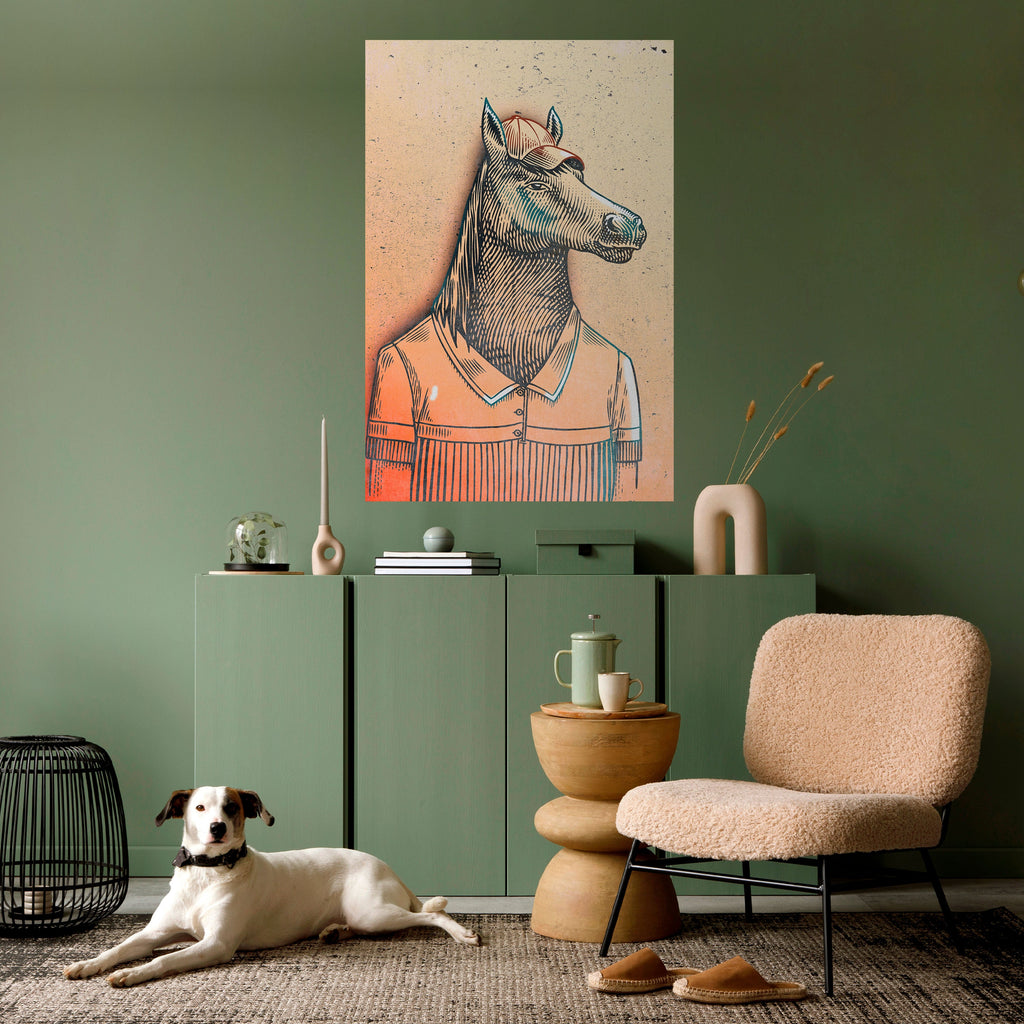 Affiche verticale autocollante EQUINE SWAGGER