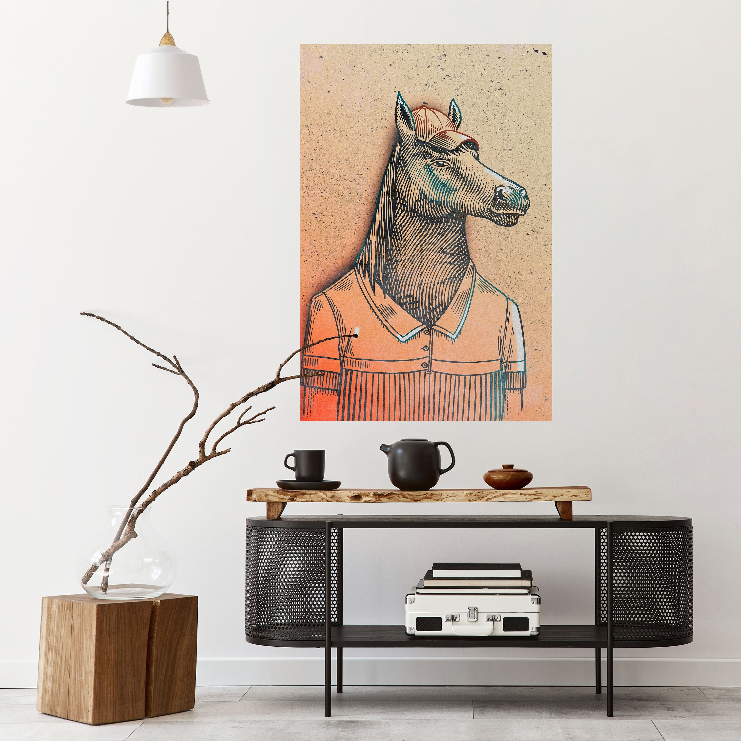 Affiche verticale autocollante EQUINE SWAGGER