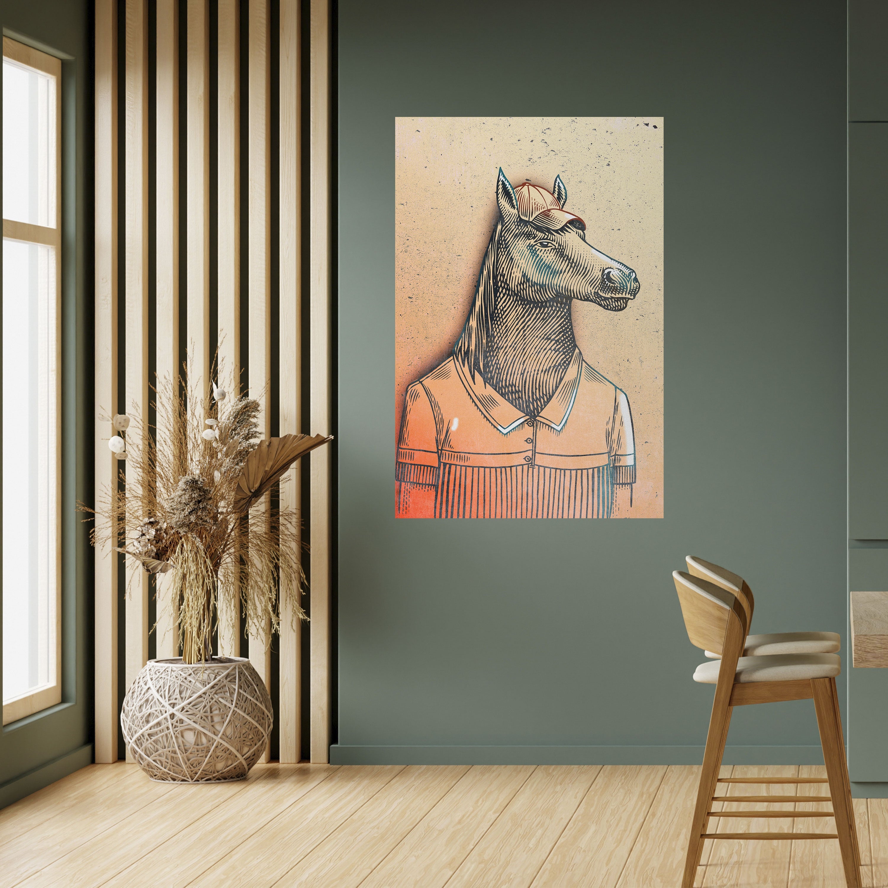 Affiche verticale autocollante EQUINE SWAGGER